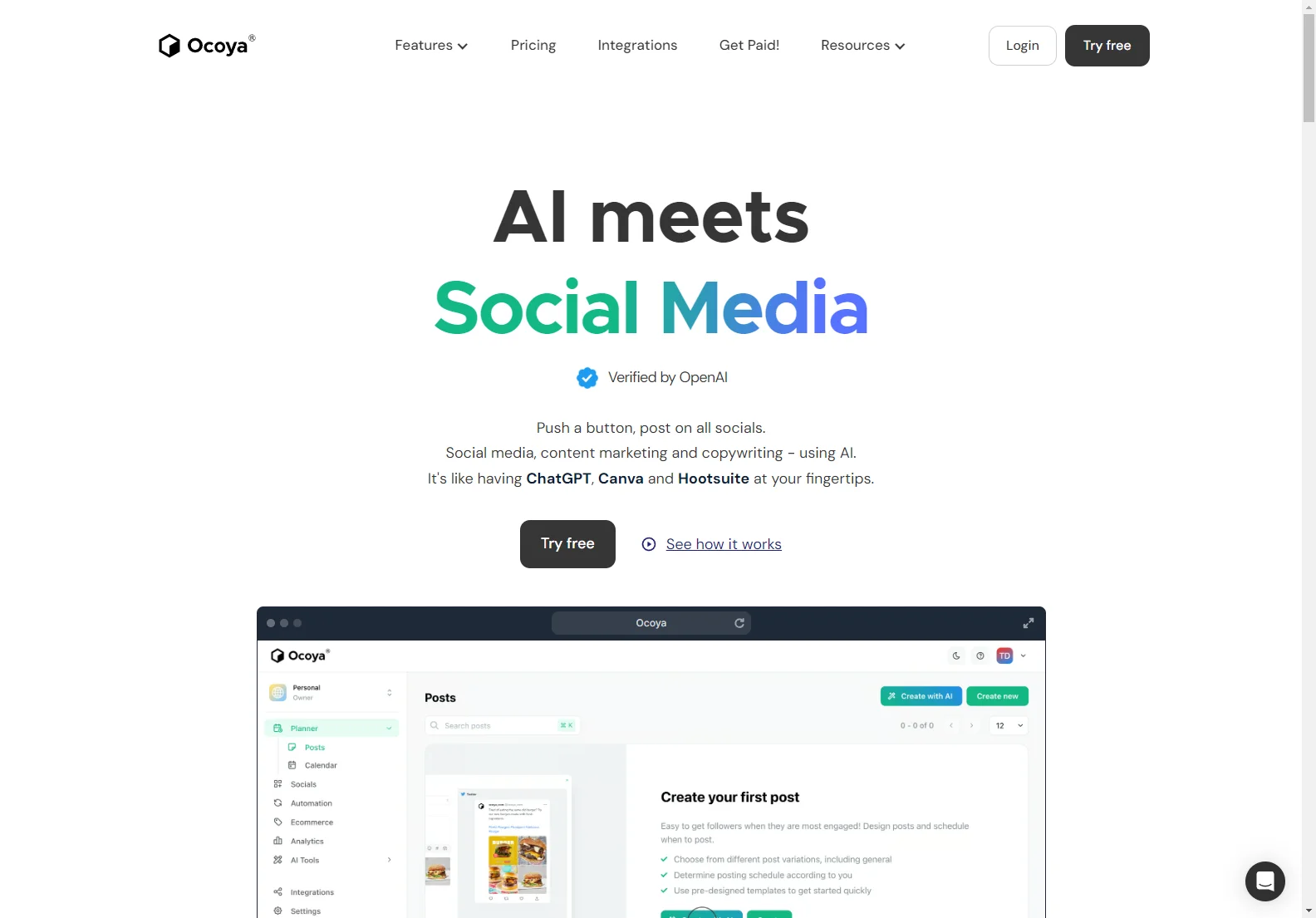 Ocoya: AI-Powered Social Media Management for Enhanced Reach