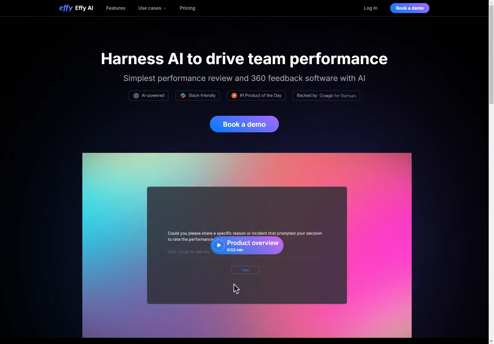 Effy AI: AI-Powered Performance Reviews for High-Performing Teams