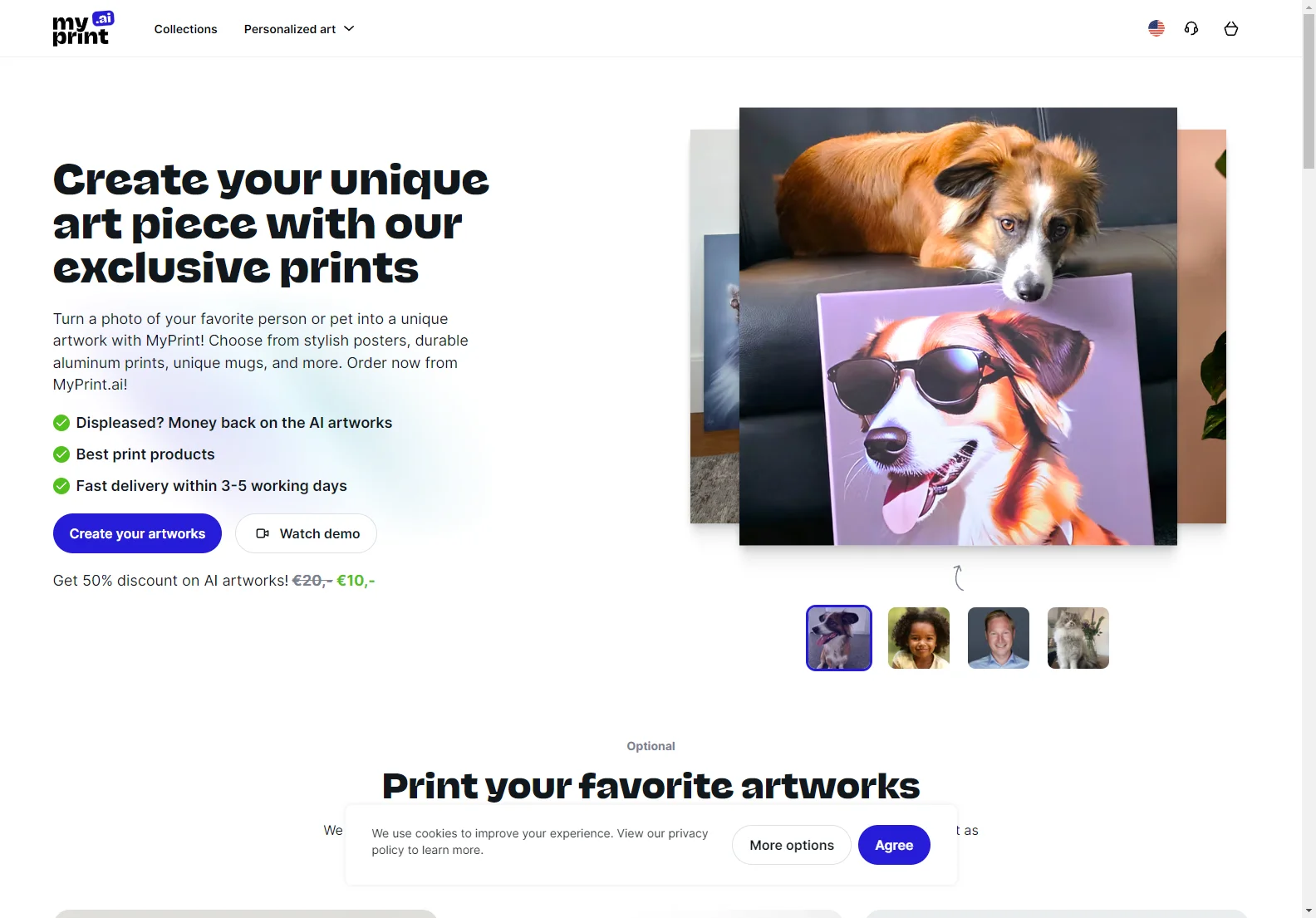 MyPrint.ai: Generate Stunning AI Artworks from Your Photos