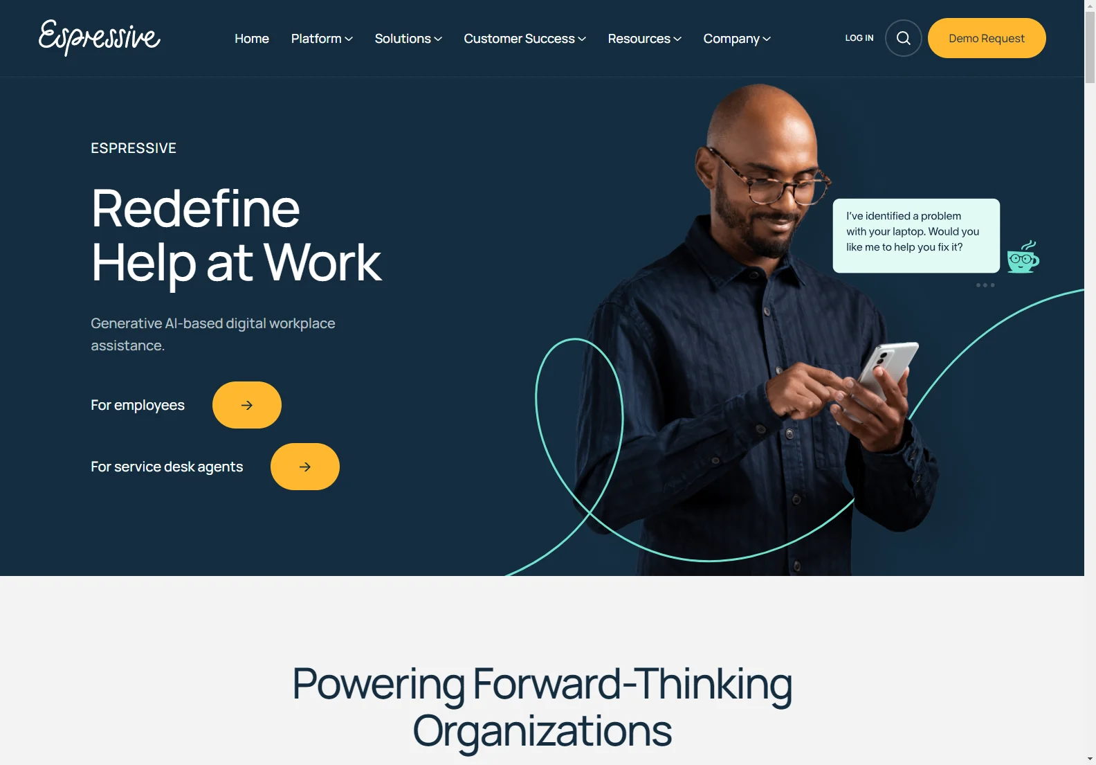 Espressive Barista: AI-Powered Employee Support for Enhanced Productivity and Cost Savings