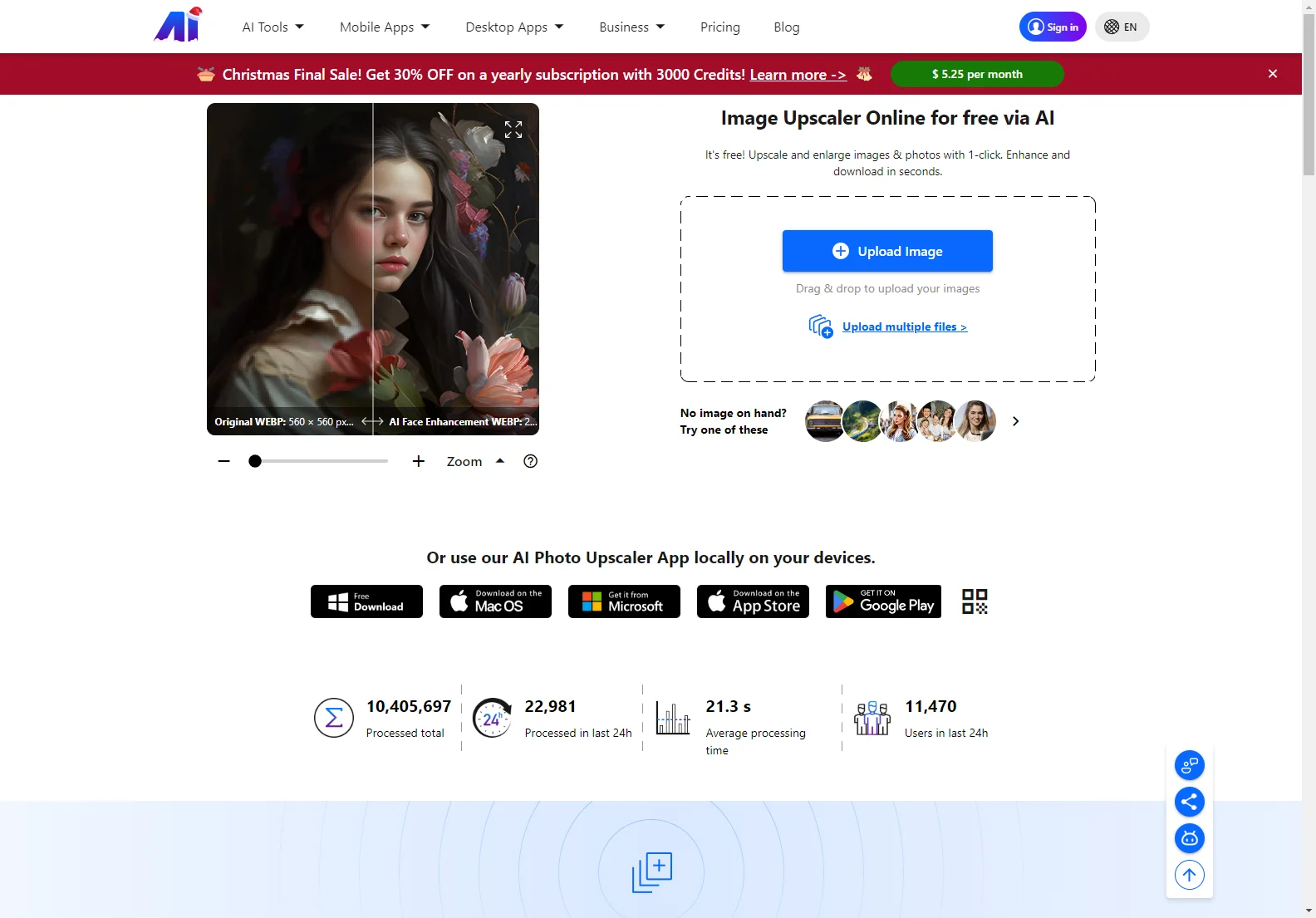 Nero AI Image Upscaler: Free Online AI Image Upscaling and Enhancement