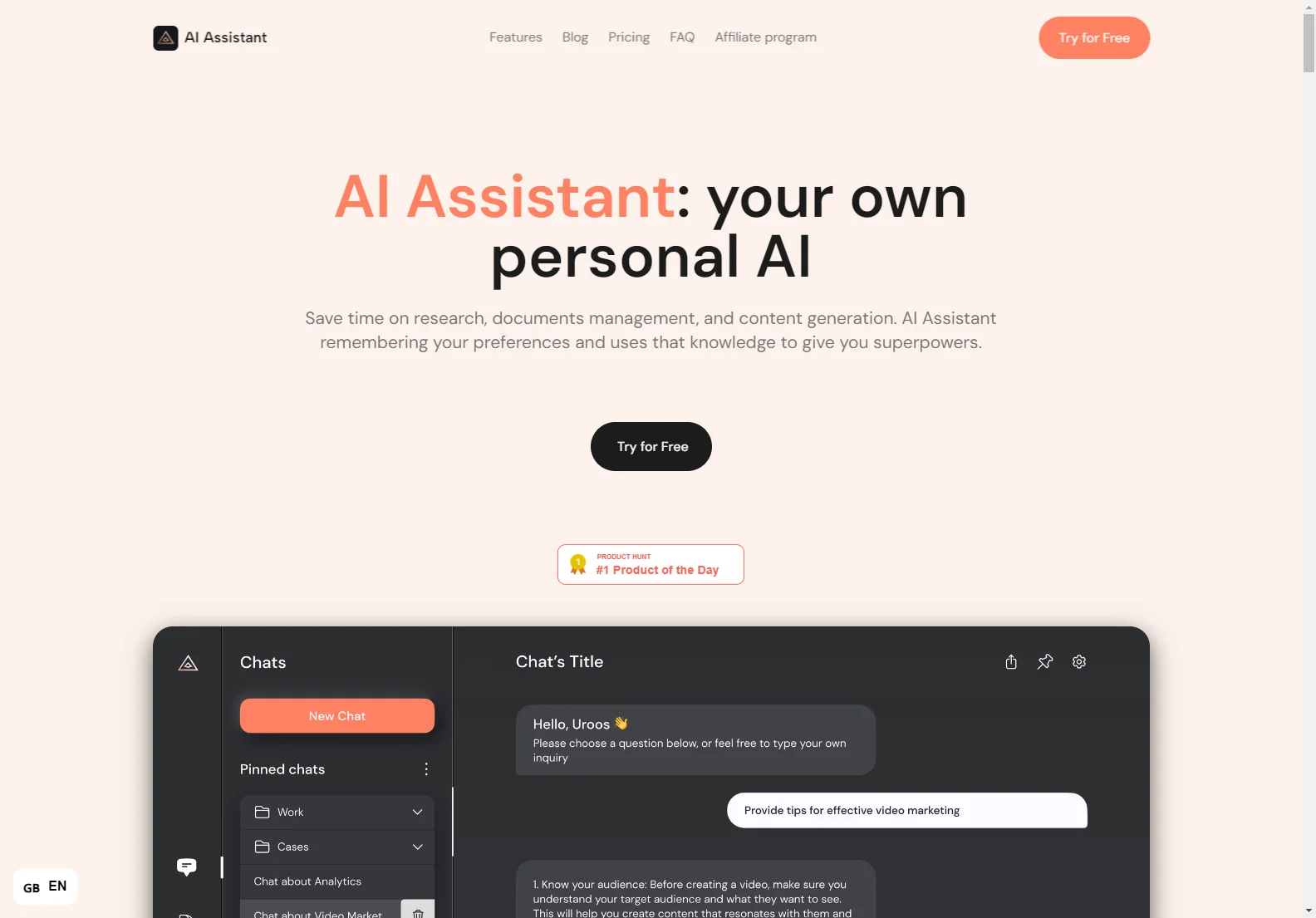 AI Assistant: Boost Your Productivity with Personalized AI