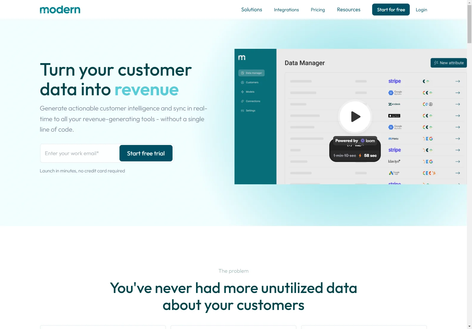 ModernLTV: No-Code Customer Intelligence Engine for Revenue Growth