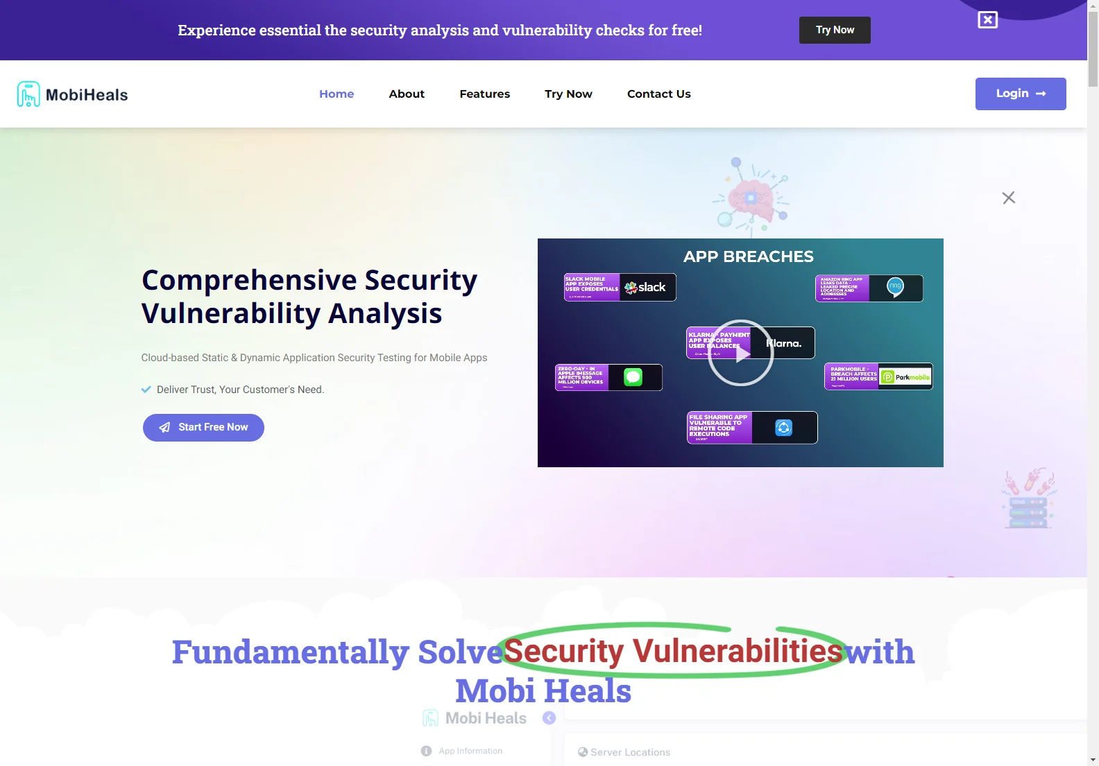 MobiHeals: Secure Your Mobile App with Comprehensive Security Testing