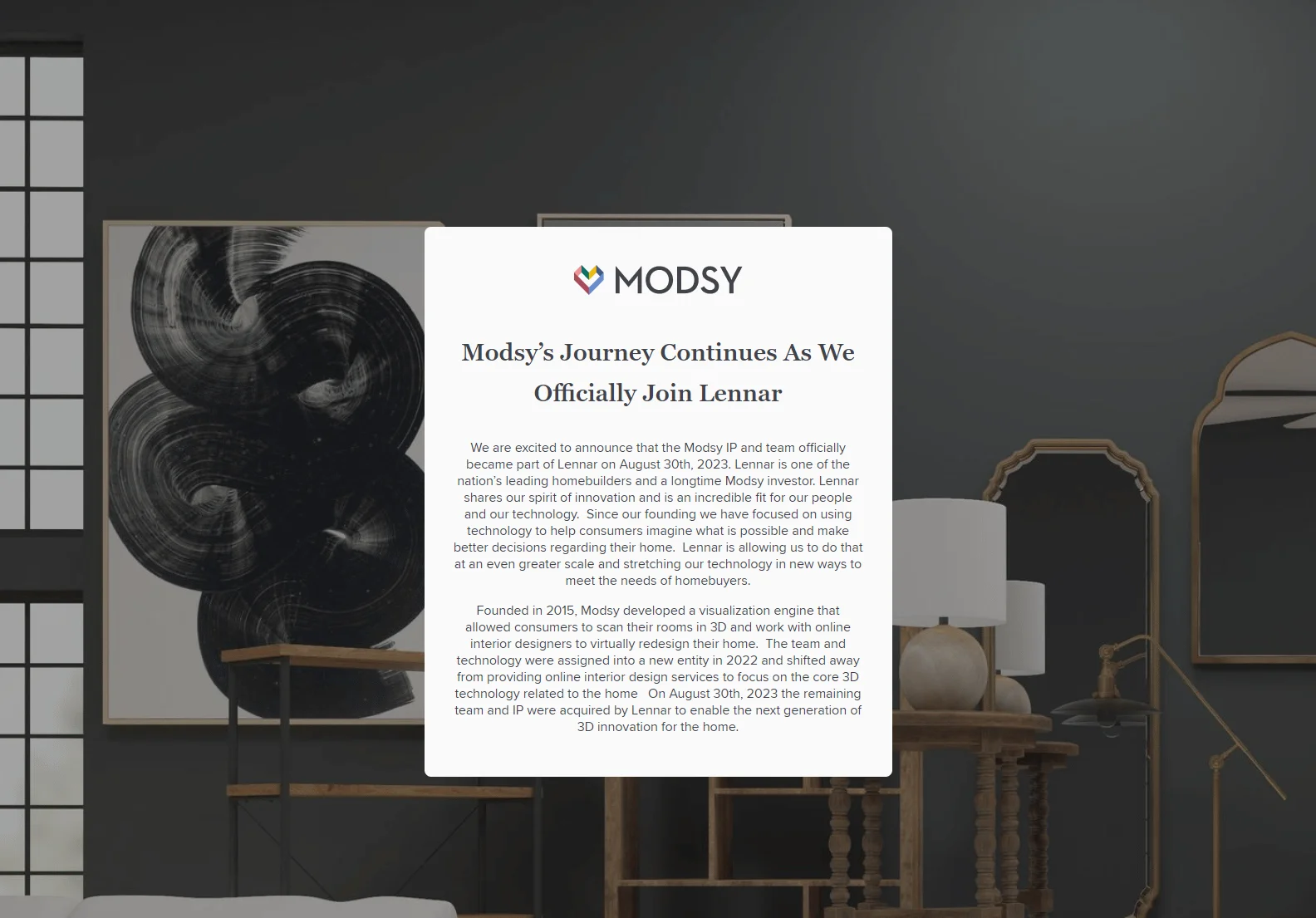 Modsy Joins Lennar: Revolutionizing 3D Home Design