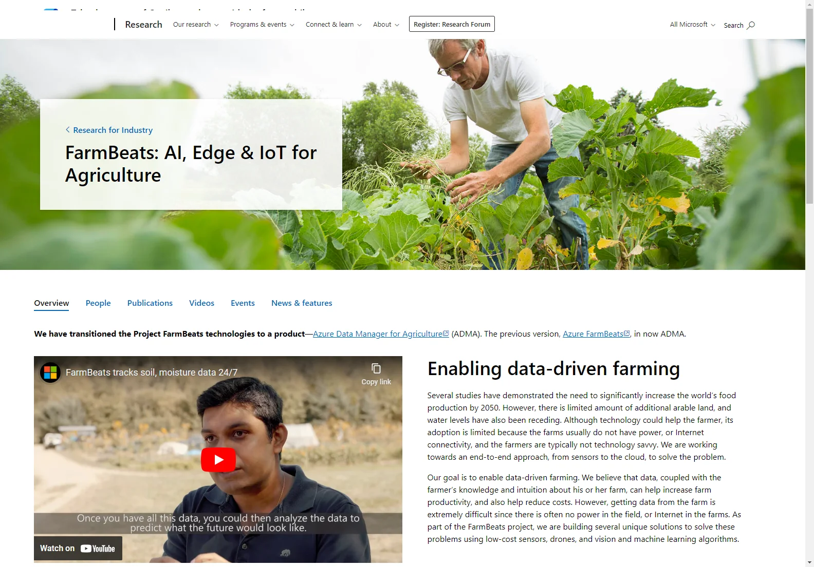 FarmBeats: Revolutionizing Agriculture with AI, Edge, and IoT