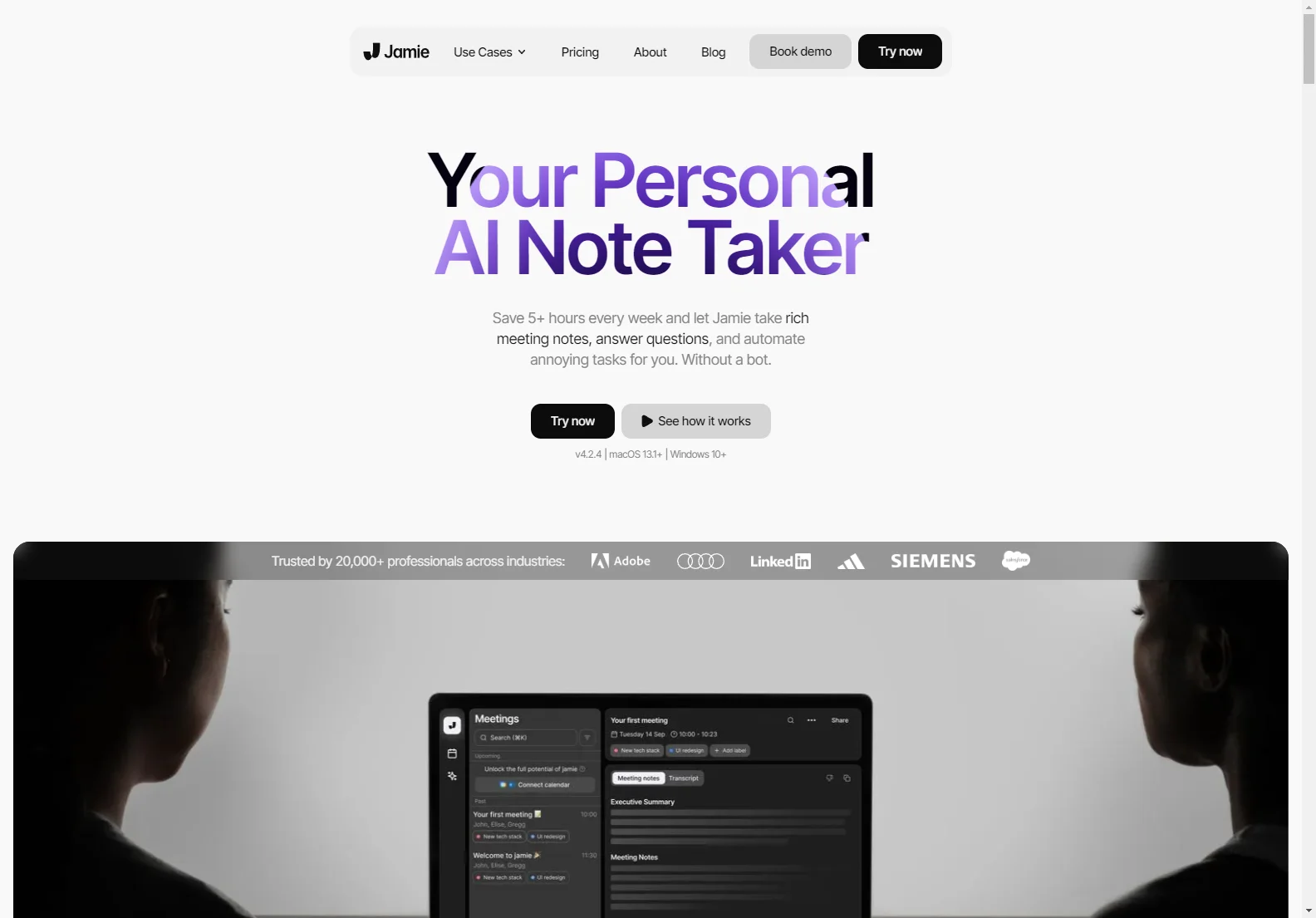 Jamie: Your Personal AI Note-Taker - Boost Productivity & Save Time