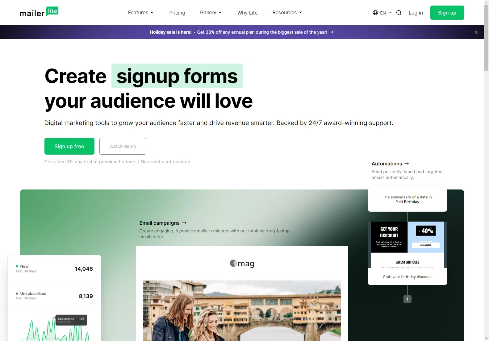 MailerLite: Create Email Marketing Your Audience Will Love