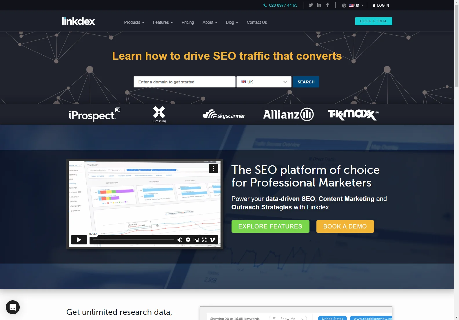 Linkdex: The SEO Platform for Professional Marketers