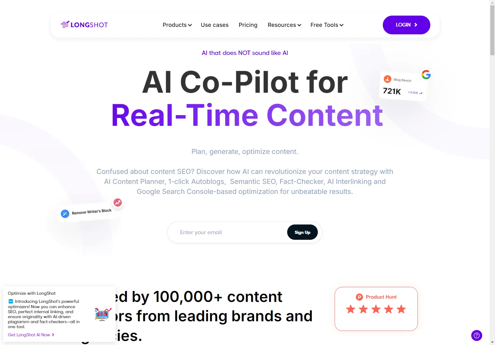 LongShot AI: Revolutionize Your Content Strategy with AI-Powered SEO