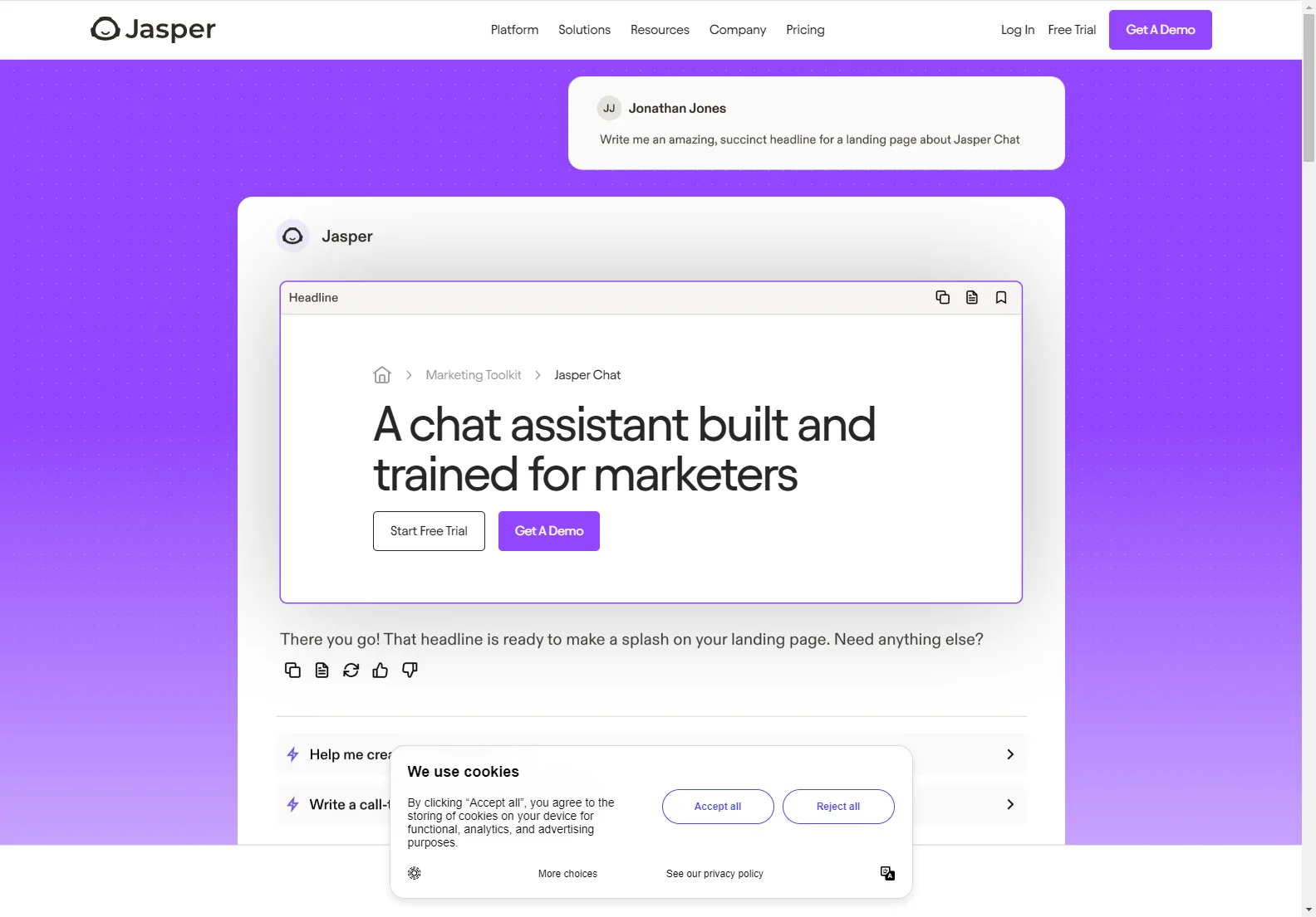 Jasper Chat: The AI Chat Assistant for Marketers