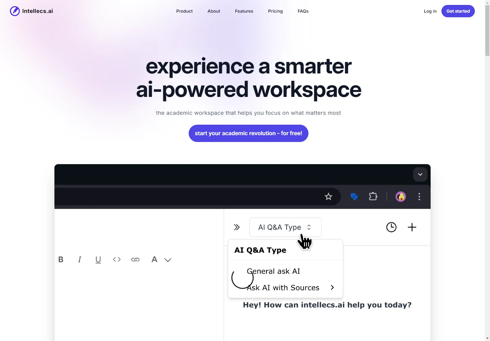 Intellecs.ai: AI-Powered Academic Workspace for Smarter Studying