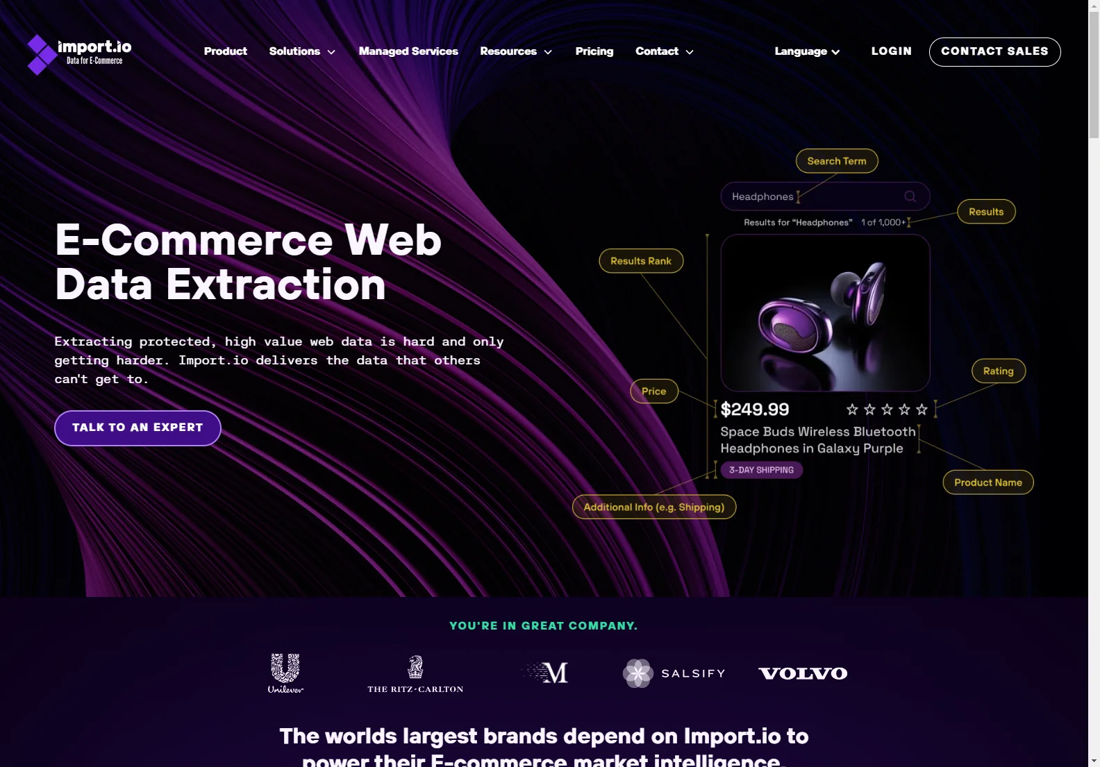 Import.io: AI-Powered Web Data Extraction for E-commerce Market Intelligence