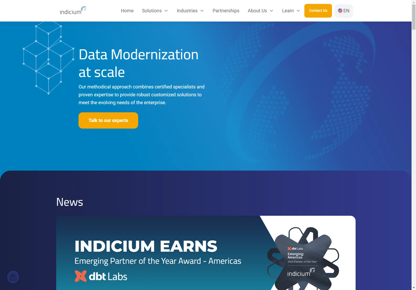 Indicium: Scalable Data Modernization Solutions for Enterprises