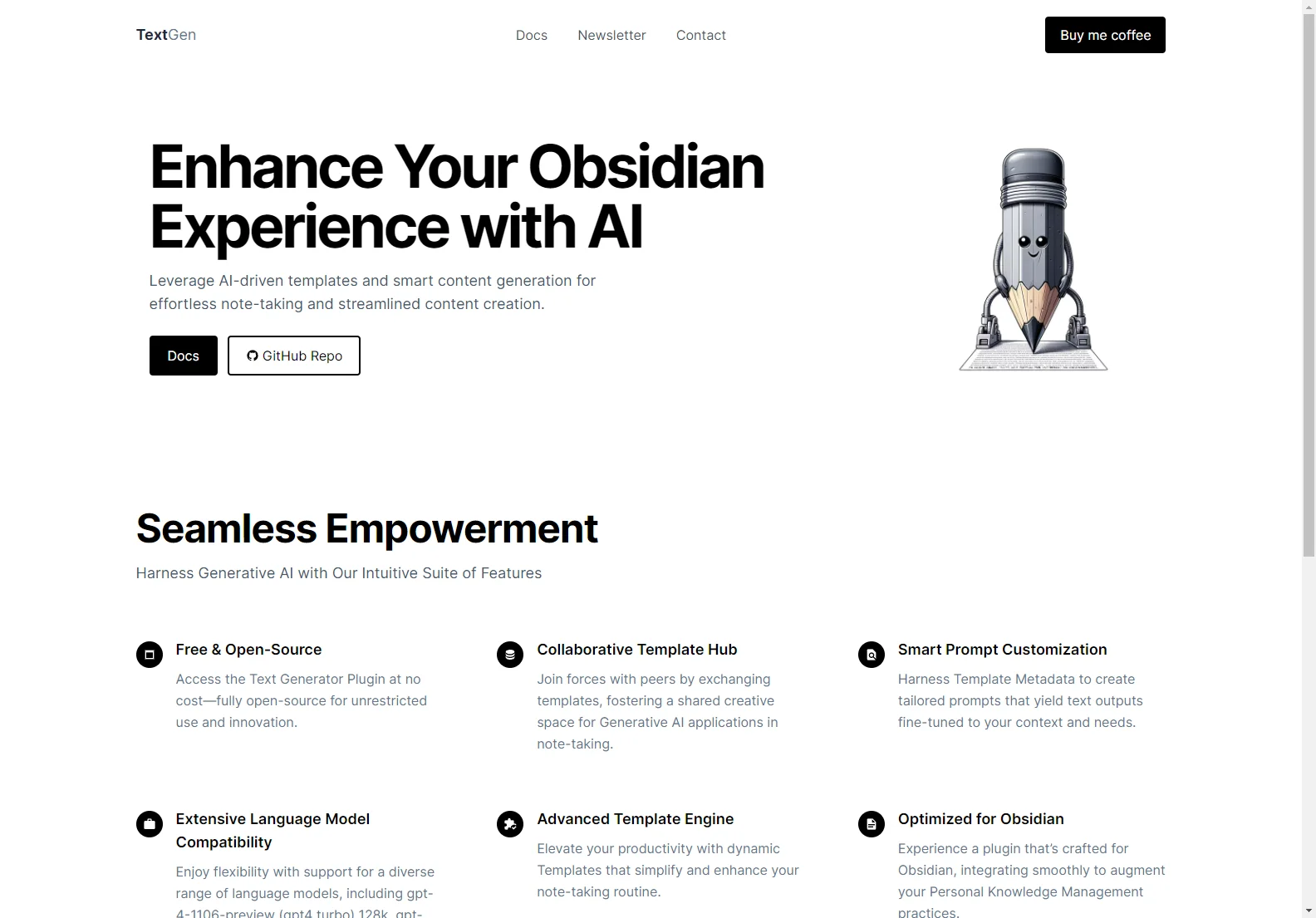 TextGen: AI-Powered Obsidian Plugin for Effortless Note-Taking