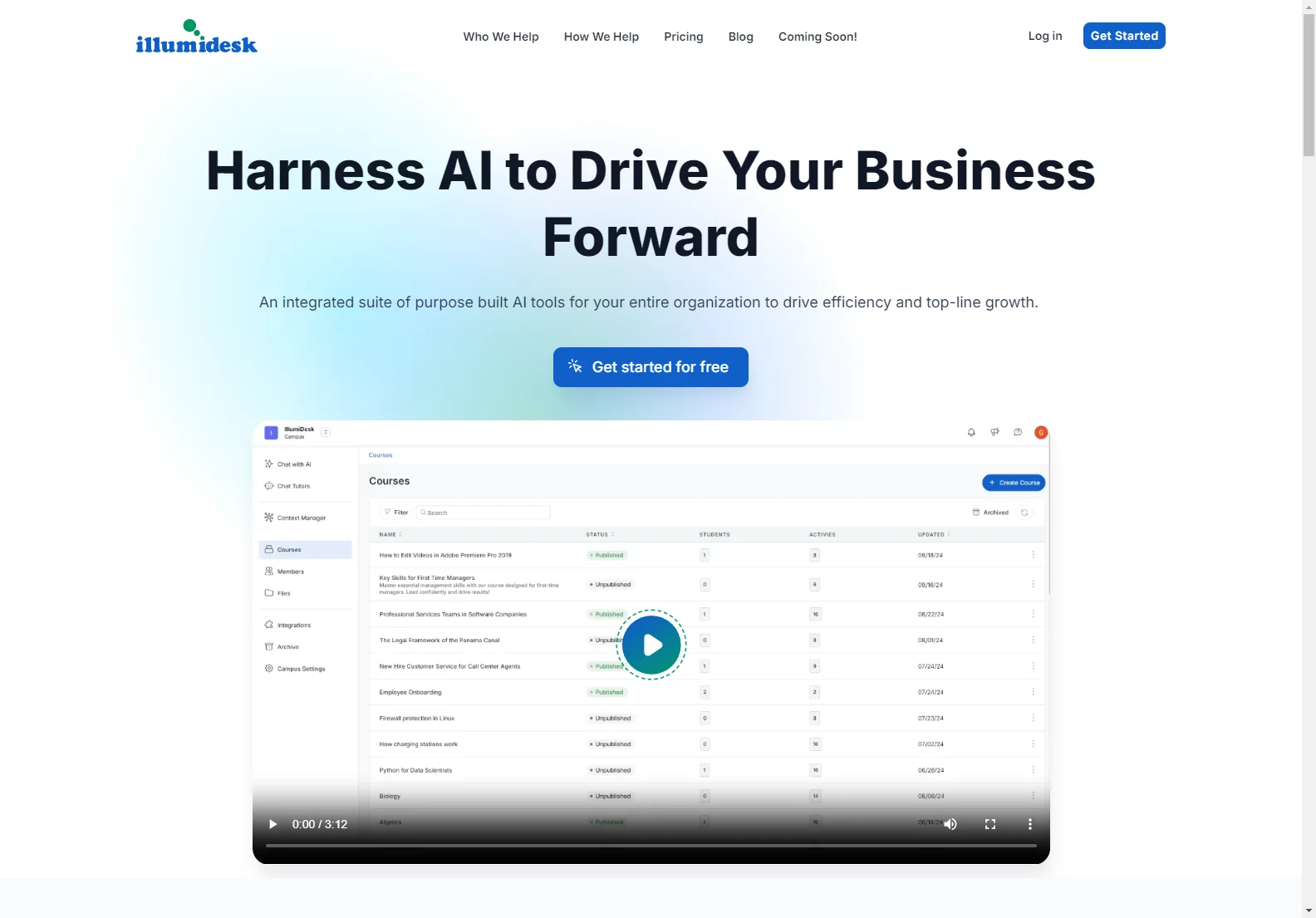 IllumiDesk: AI-Powered Content Creation for Streamlined Efficiency