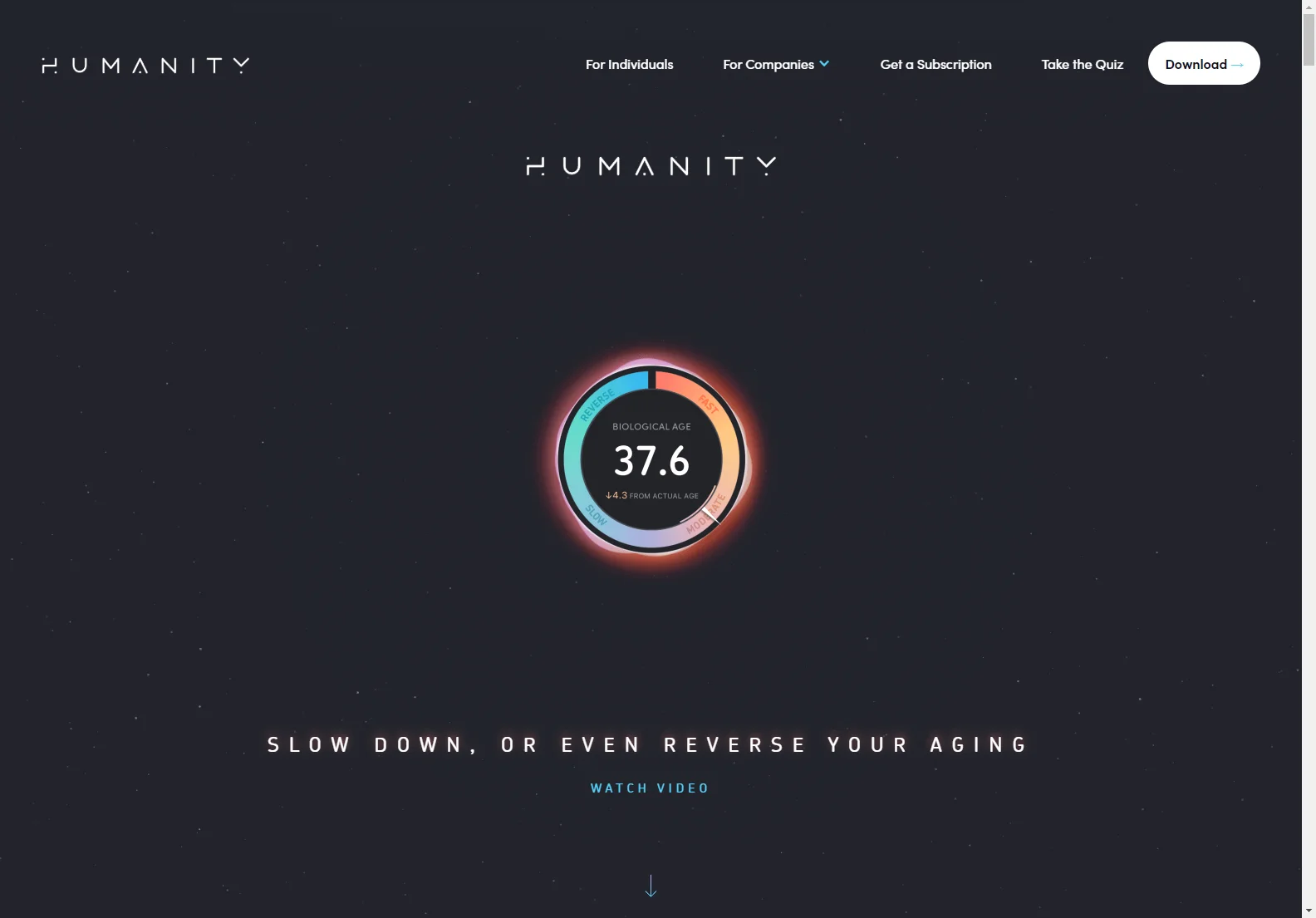 Humanity: AI-Powered App for Healthspan and Longevity