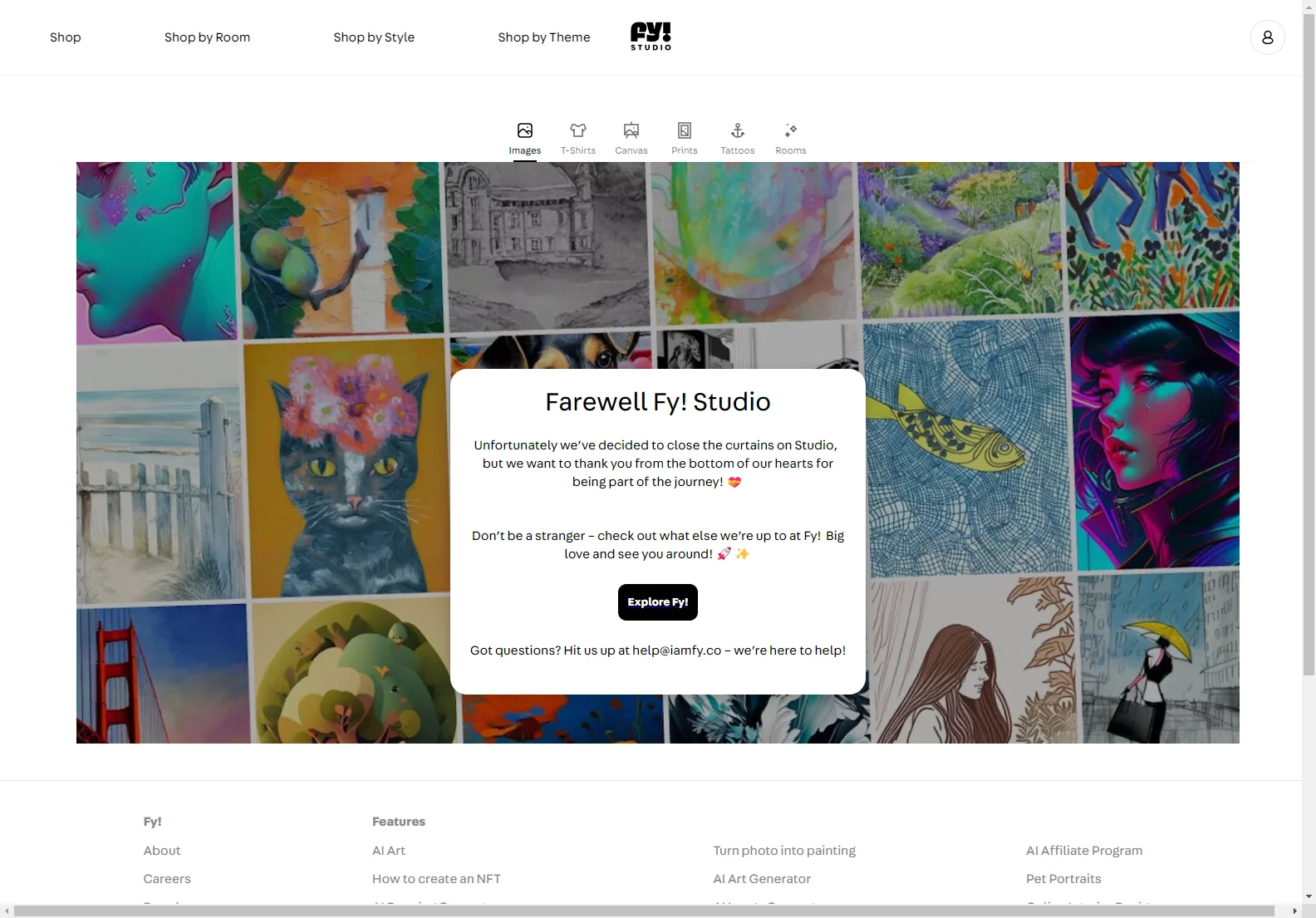 Fy!: AI-Powered Art & Design Platform for Image Generation, Interior Design & Avatar Creation