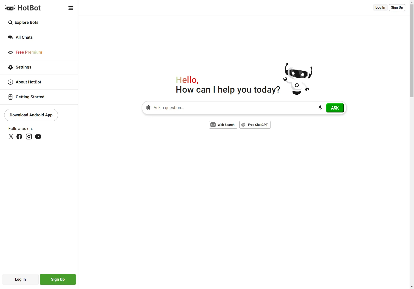 HotBot: Free AI Chat & Expert Bot Assistance