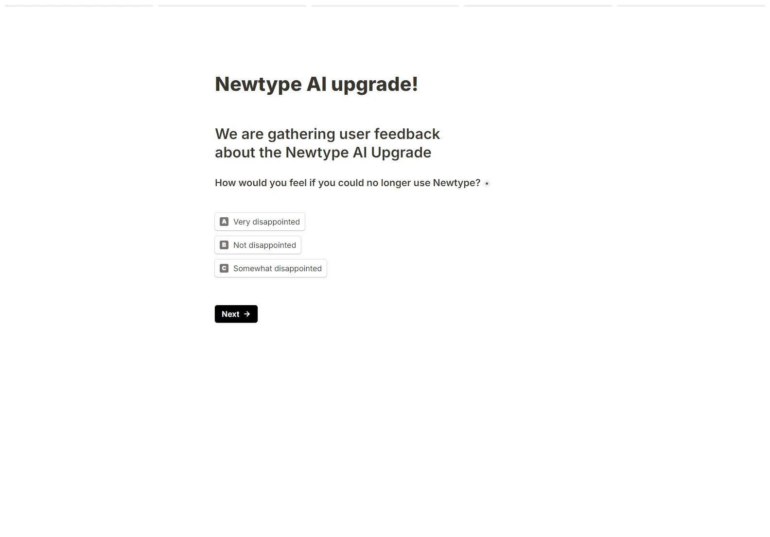 Newtype AI Upgrade: Share Your Feedback and Help Shape the Future!