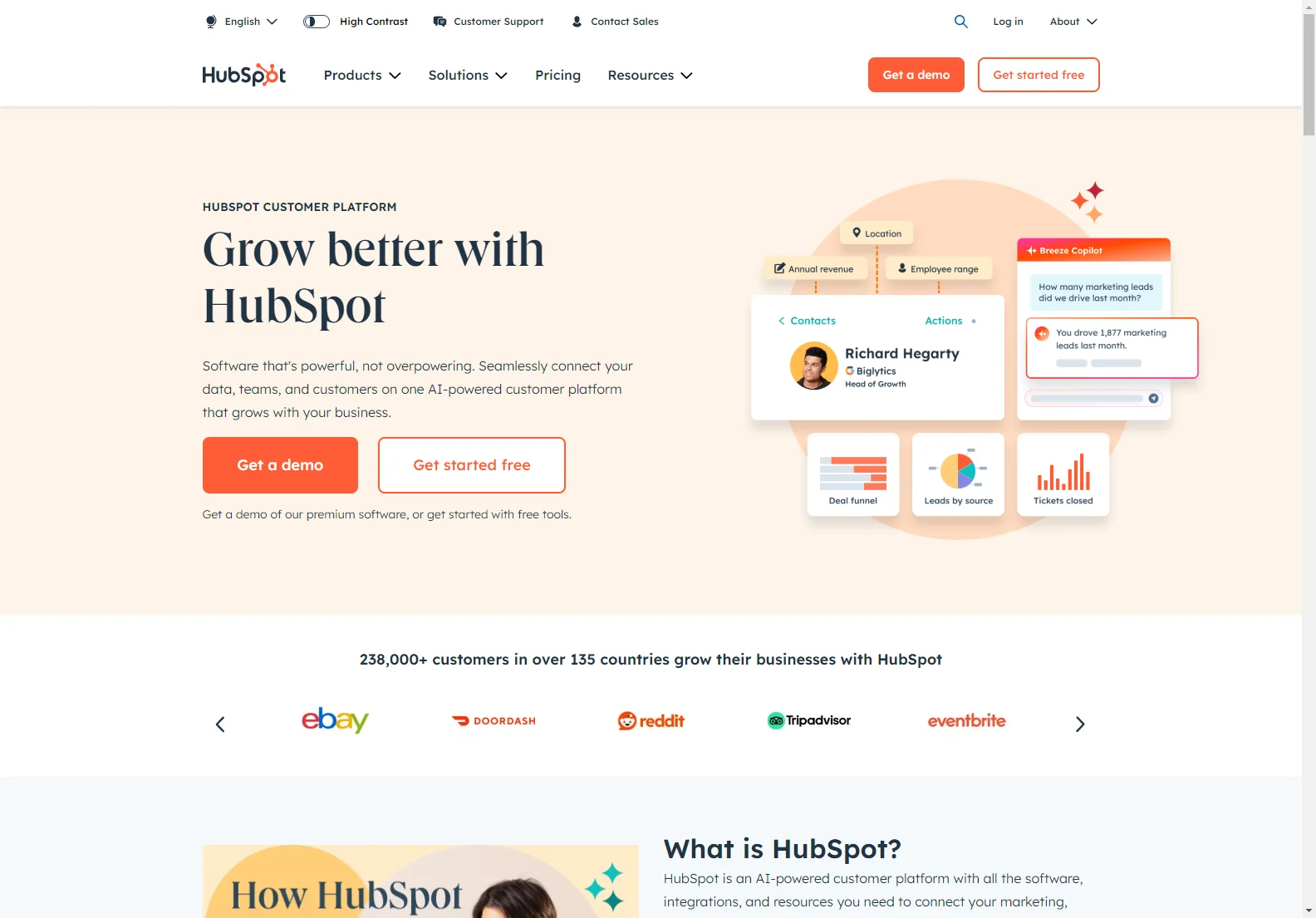 HubSpot: AI-Powered Customer Platform for Business Growth