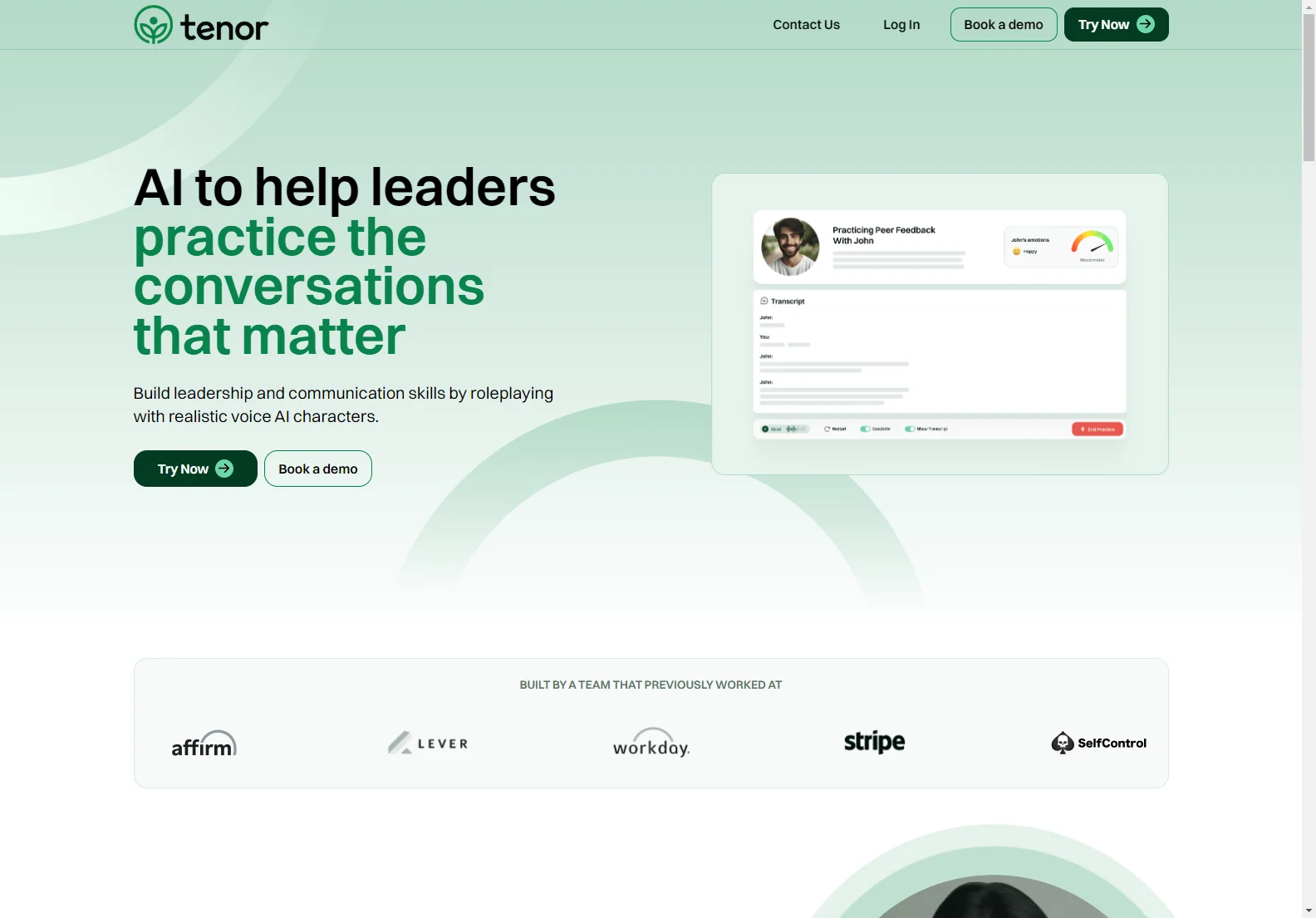 Tenor: AI-Powered Leadership Development Platform