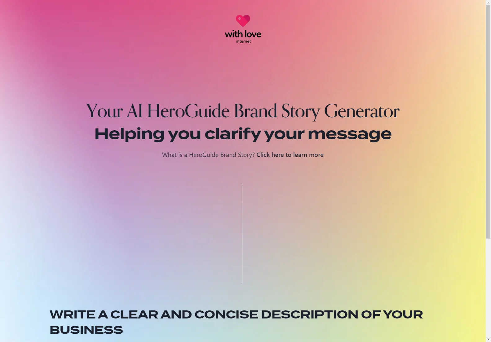 HeroGuide.ai: Your AI-Powered Brand Story Generator