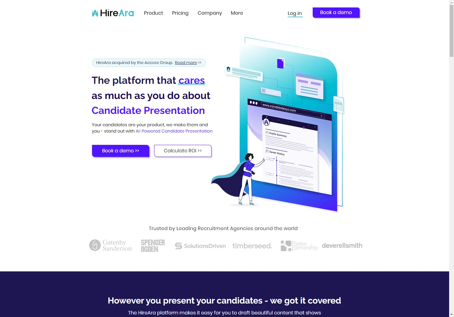 HireAra: AI-Powered Candidate Presentations for Recruiters