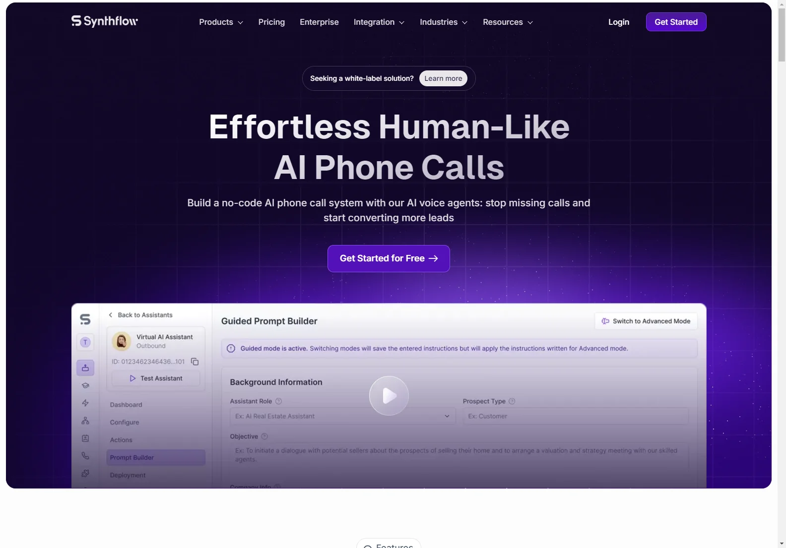 Synthflow AI: Automate Phone Calls with AI Voice Agents and Boost Conversions