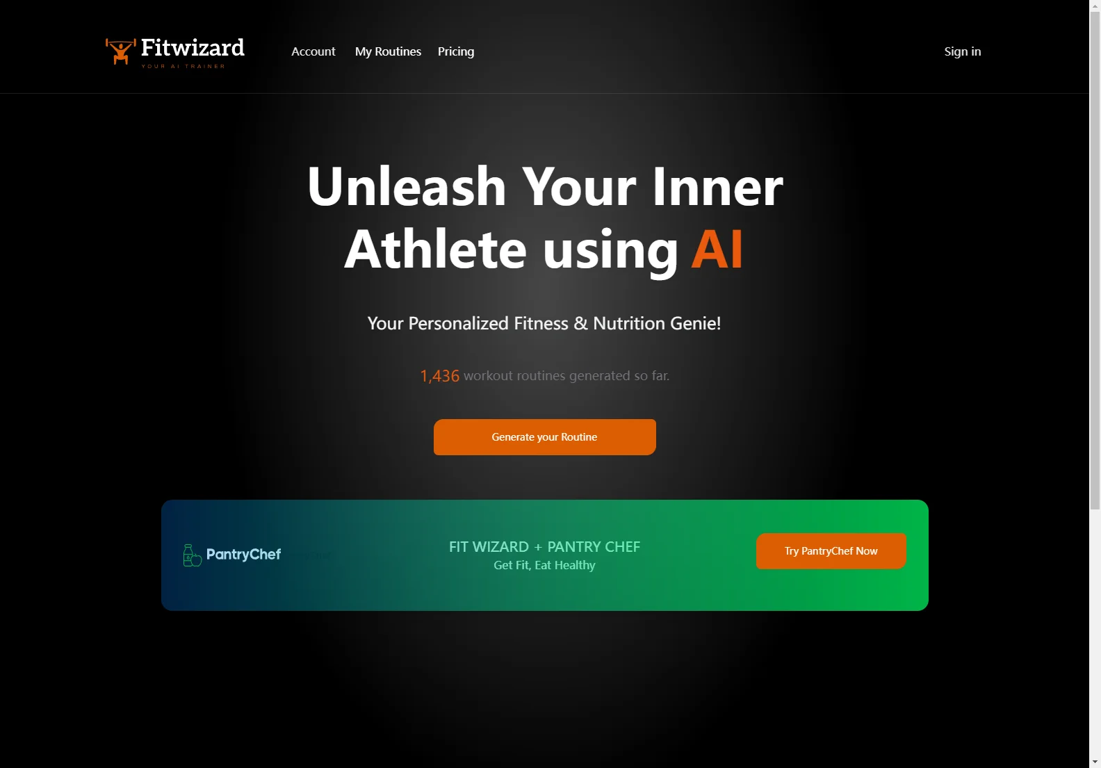 FitWizard: Your AI-Powered Personal Fitness & Nutrition Coach