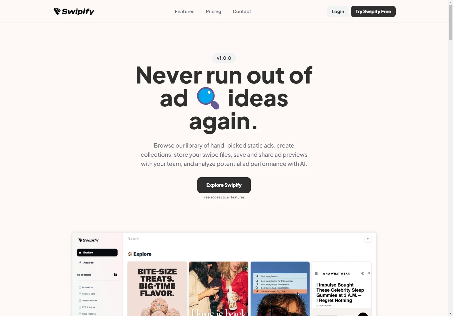 Swipify: AI-Powered Ad Idea Generator for Marketing Campaigns