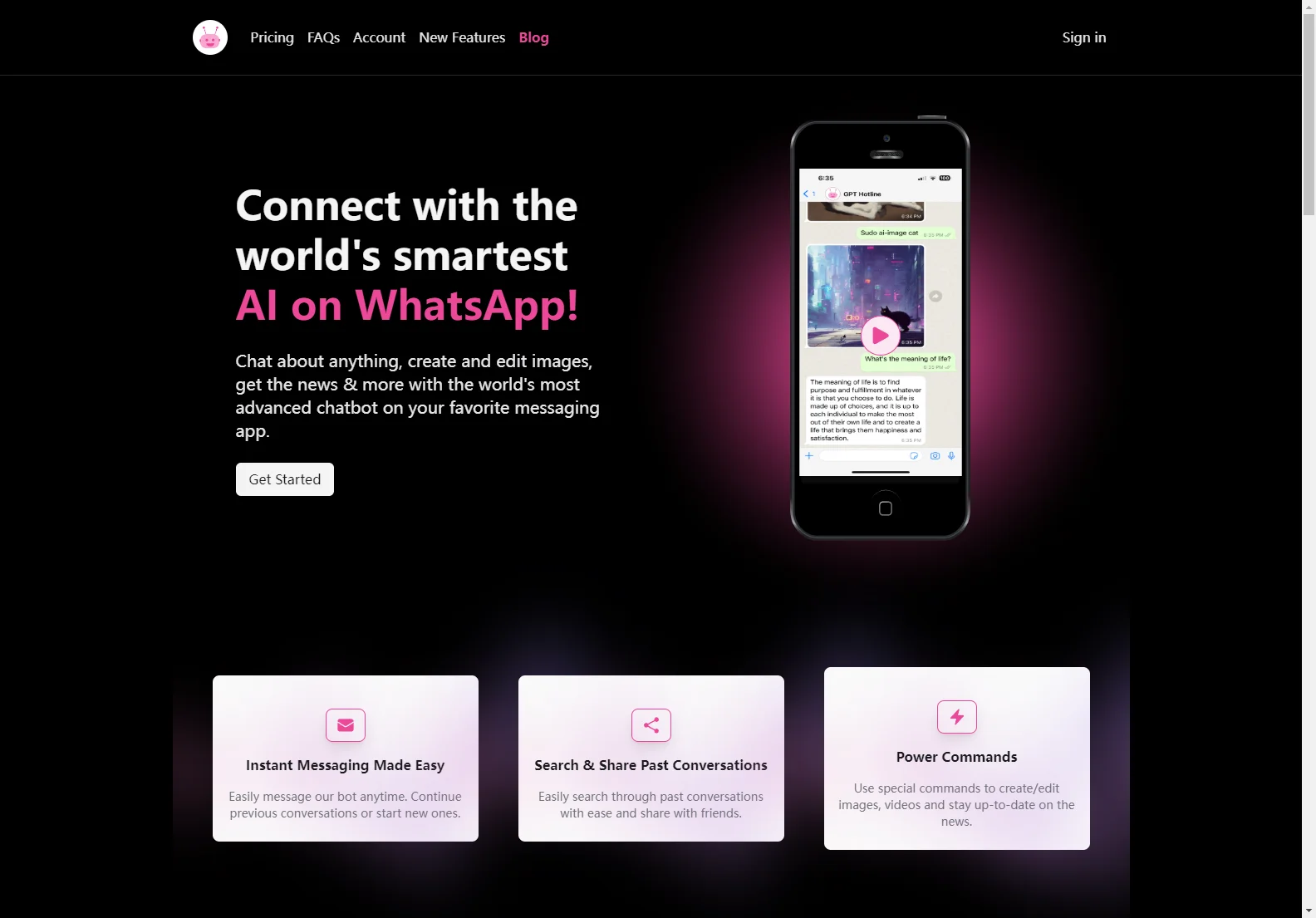 GPT Hotline: Your AI Assistant on WhatsApp