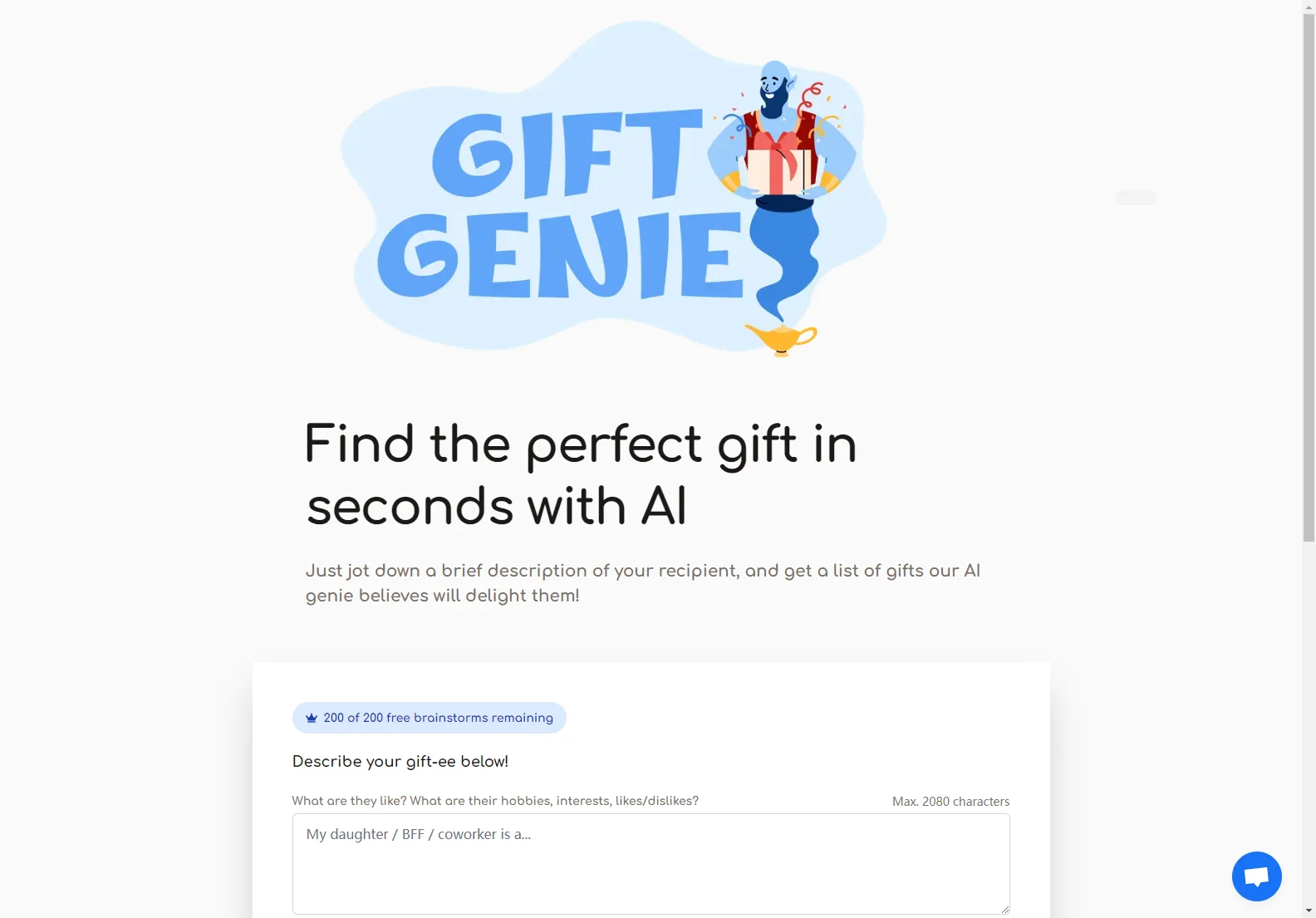 Gift Genie AI: Find the Perfect Gift with AI-Powered Recommendations