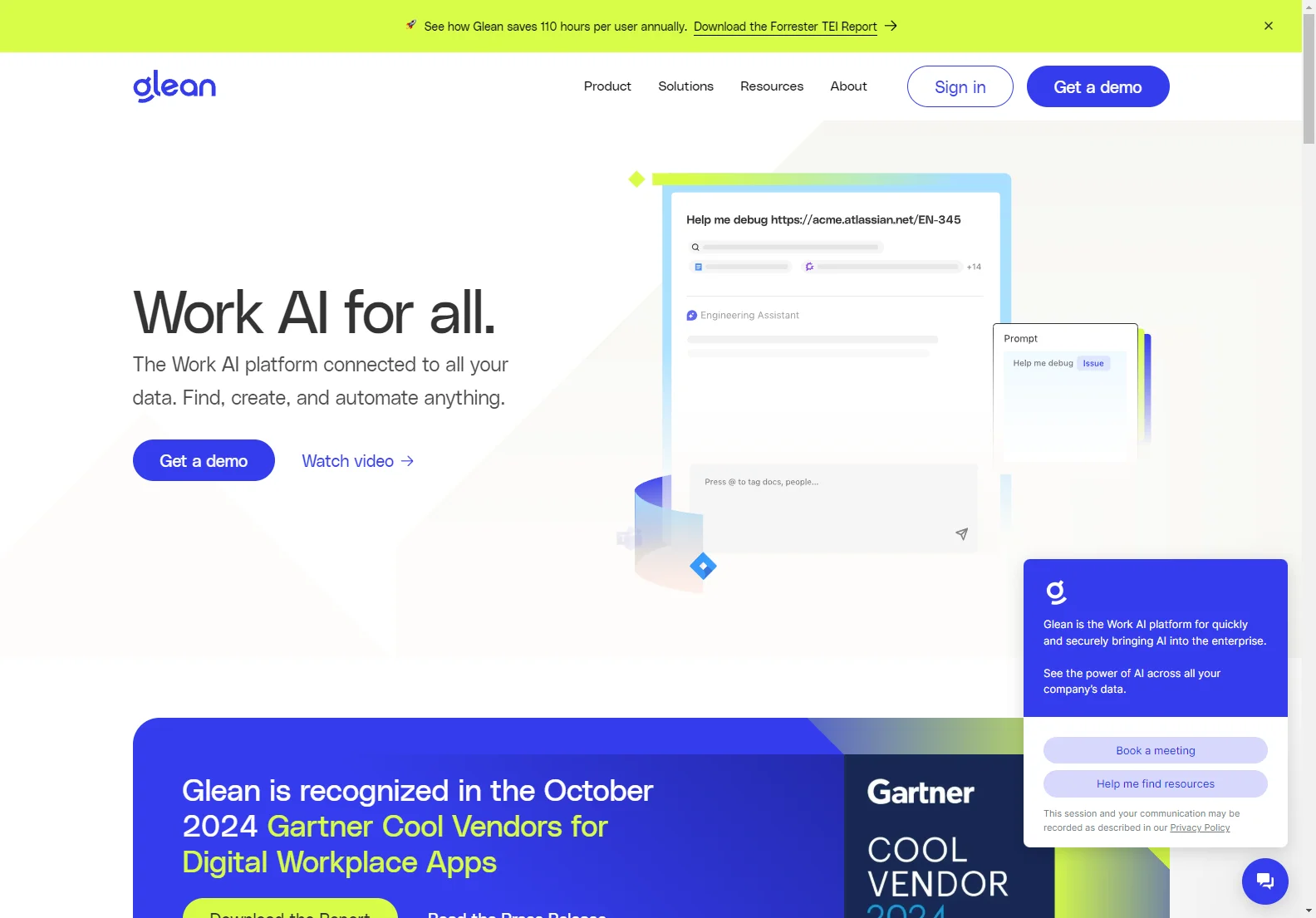 Glean: Work AI Platform for Enhanced Productivity and Collaboration