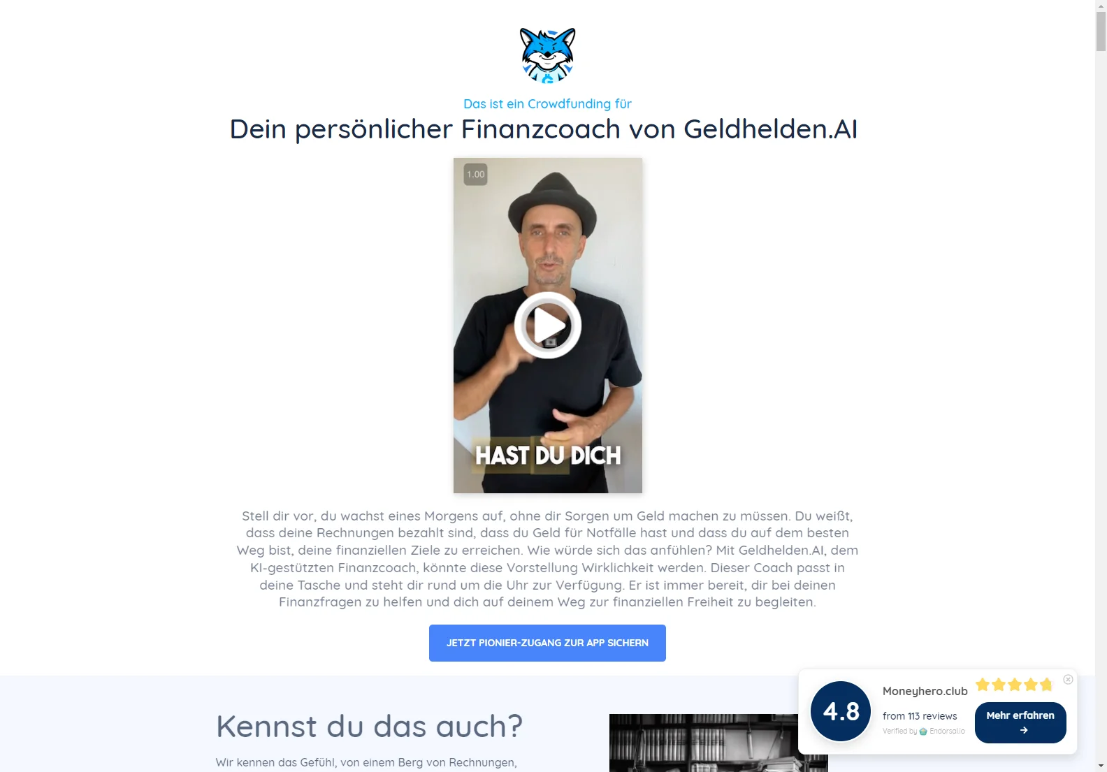 Geldhelden.AI: Your AI-Powered Financial Coach - Crowdfunding Now!