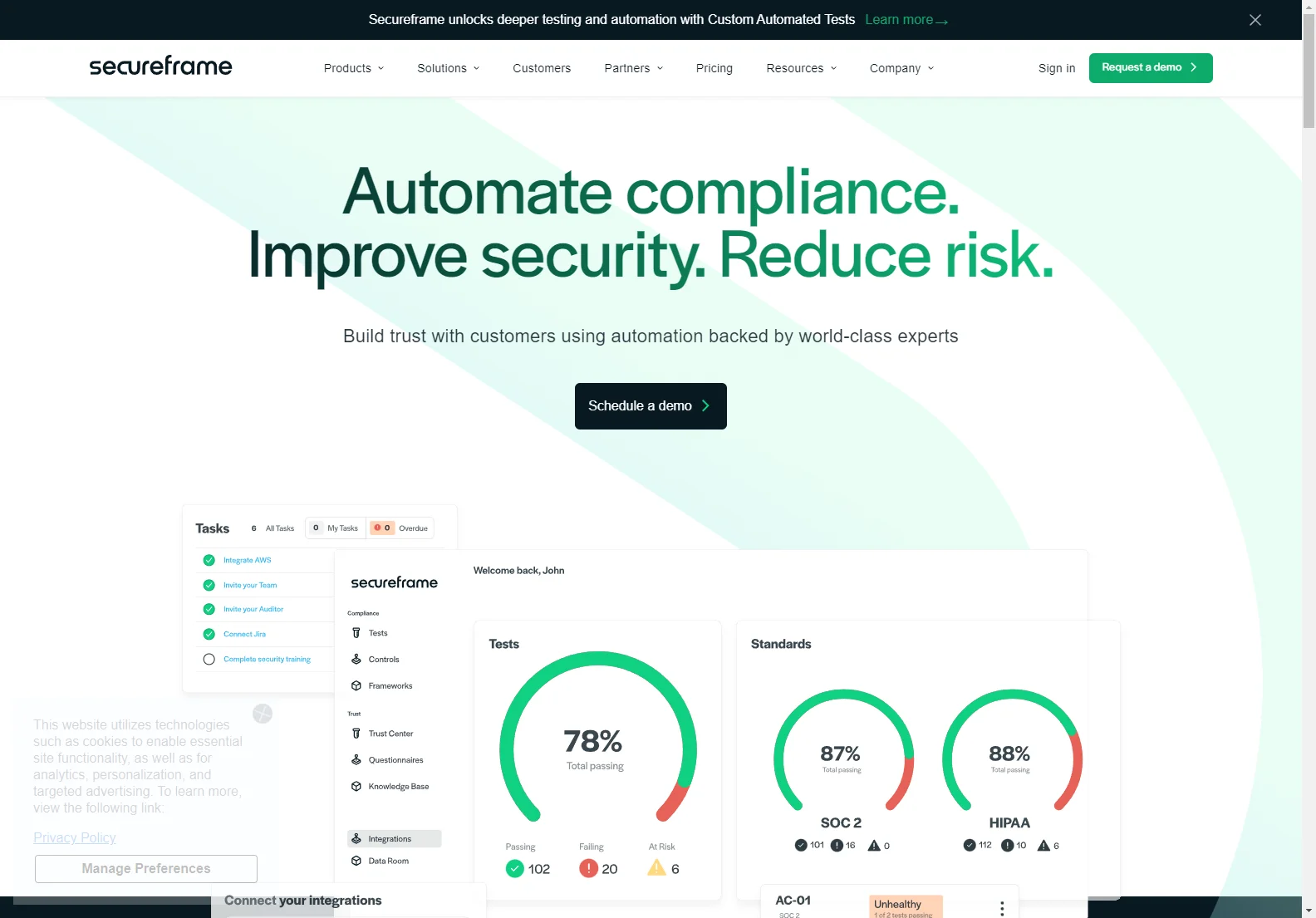 Secureframe: AI-Powered Compliance Automation for Enhanced Security and Trust