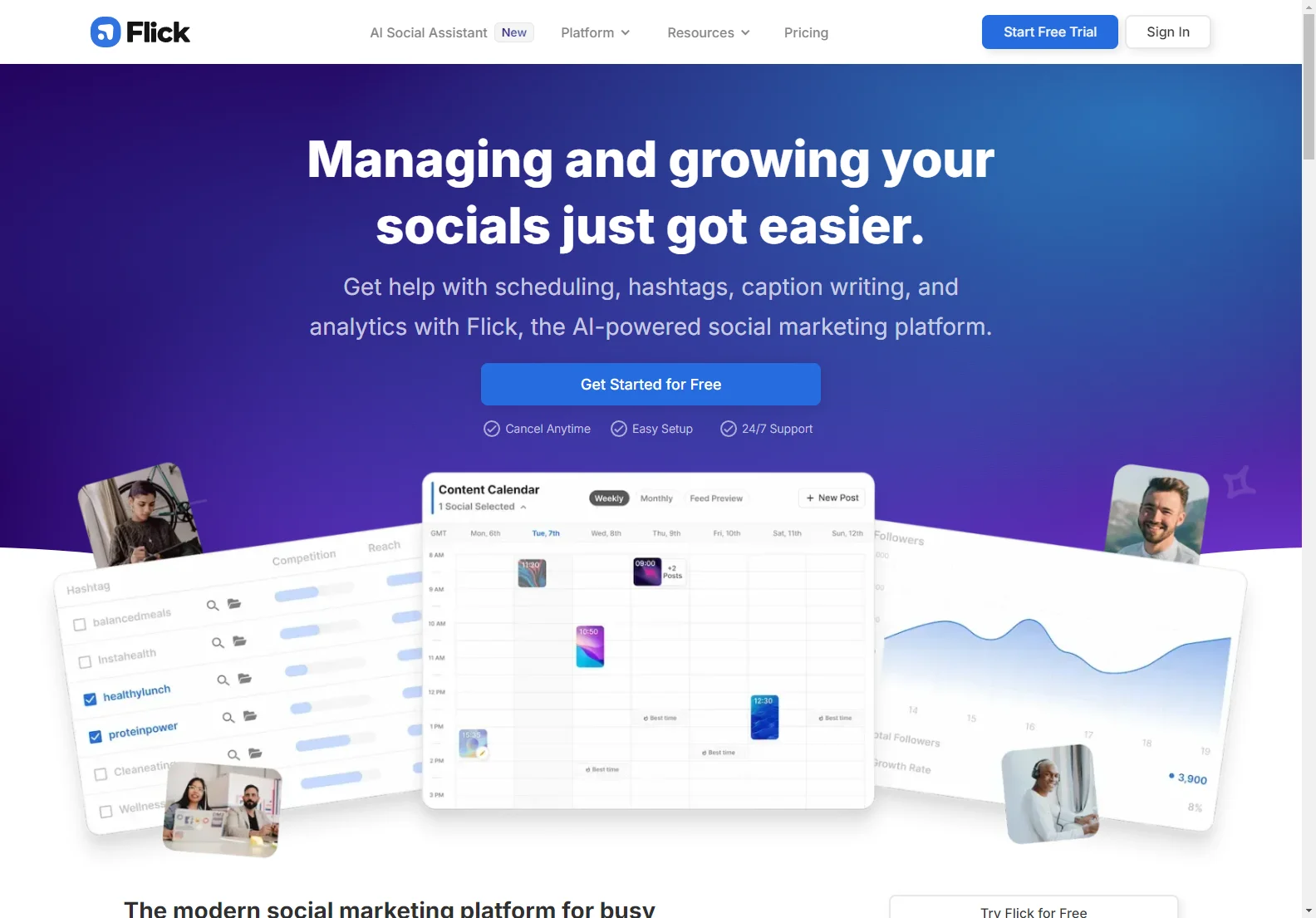 Flick: AI-Powered Social Media Marketing Platform for Increased Reach and Engagement