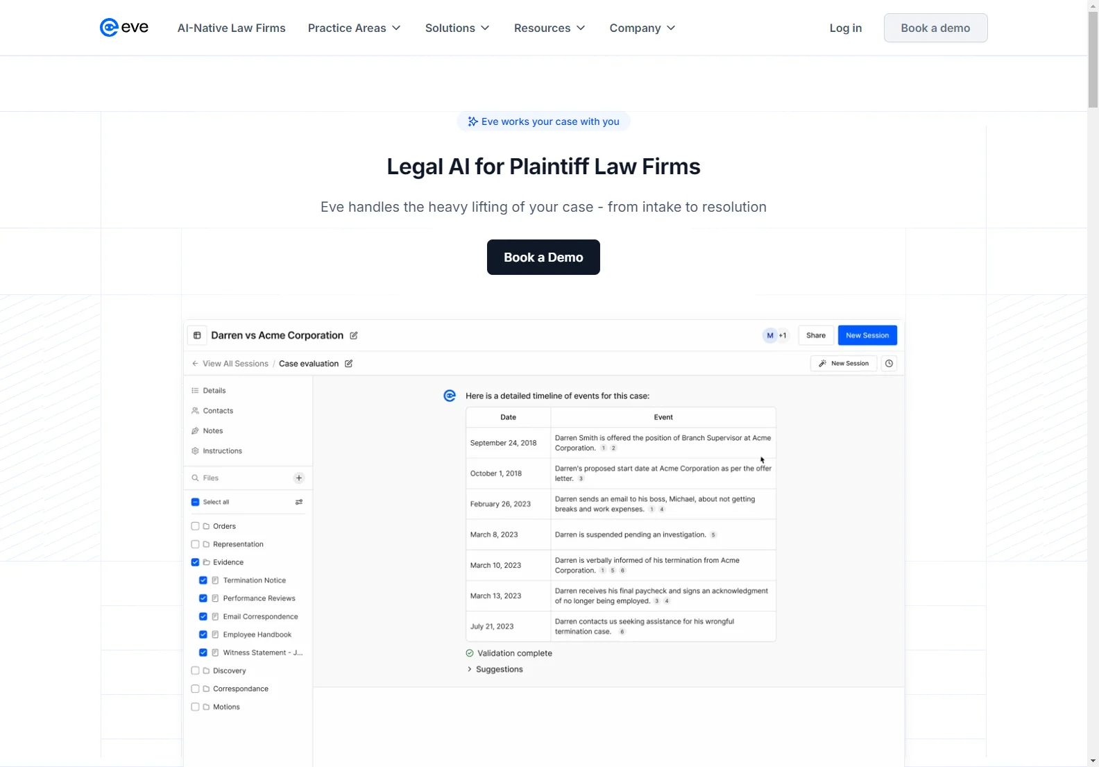 Eve: AI-Powered Legal Assistant for Plaintiff Law Firms