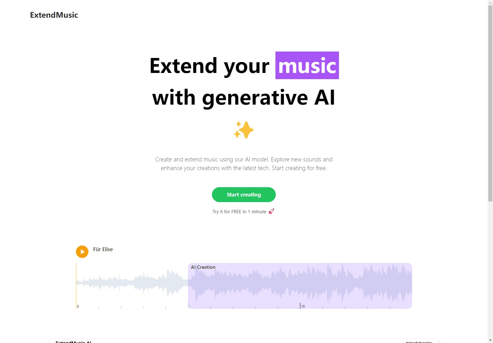 ExtendMusic.AI: Extend Your Music with Generative AI