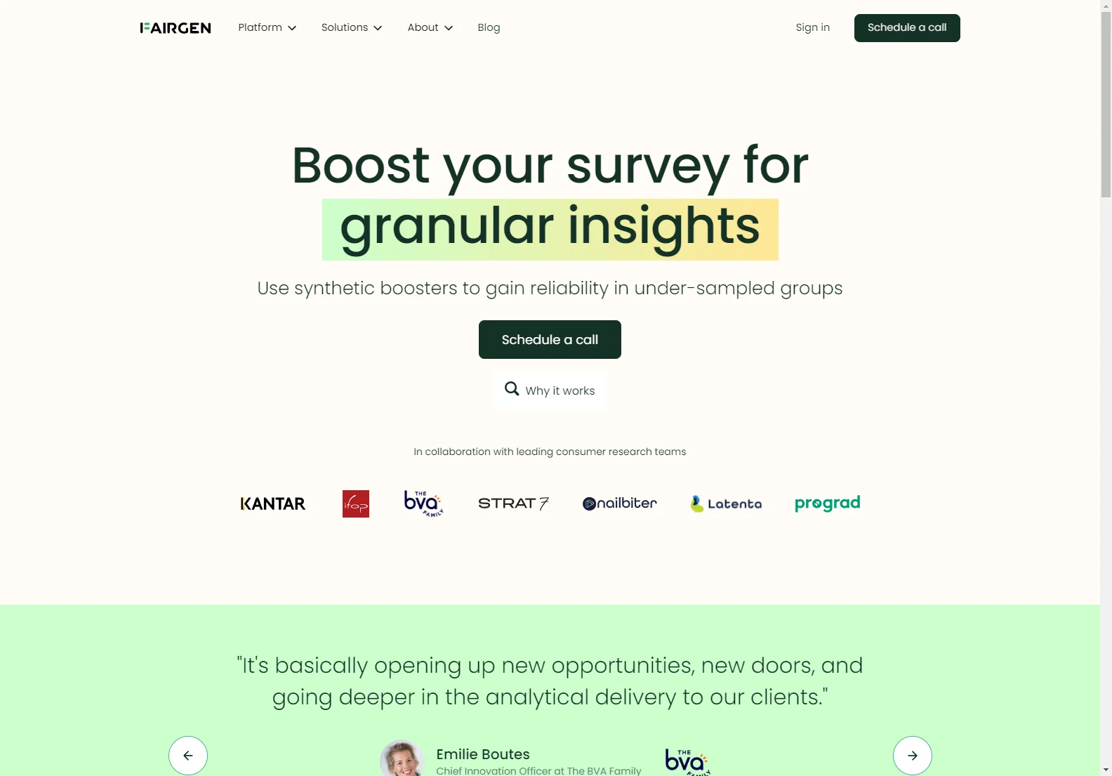 Fairgen: Generative AI for Reliable Market Research Insights