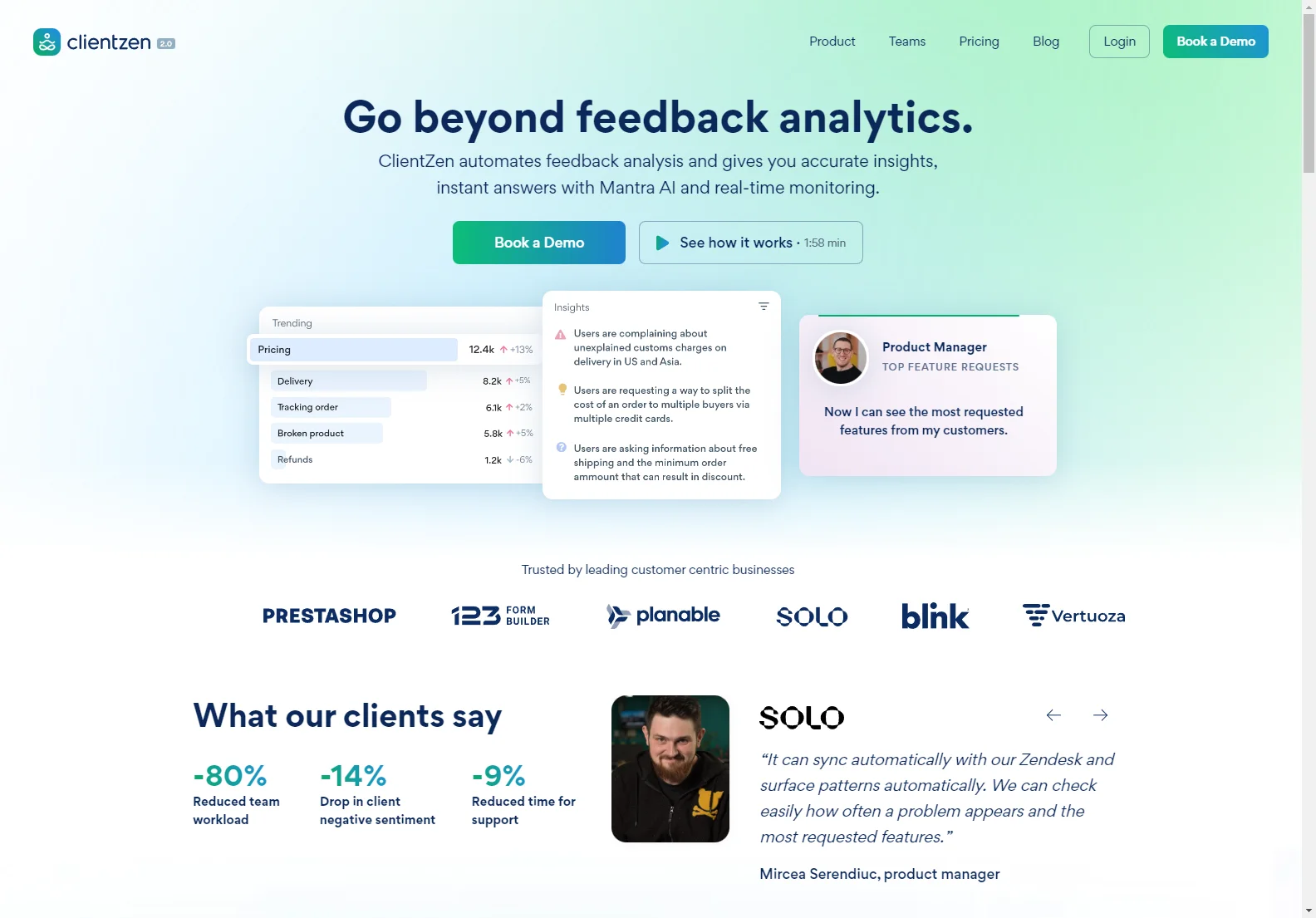 ClientZen: Automated Customer Feedback Analysis for Enhanced CX