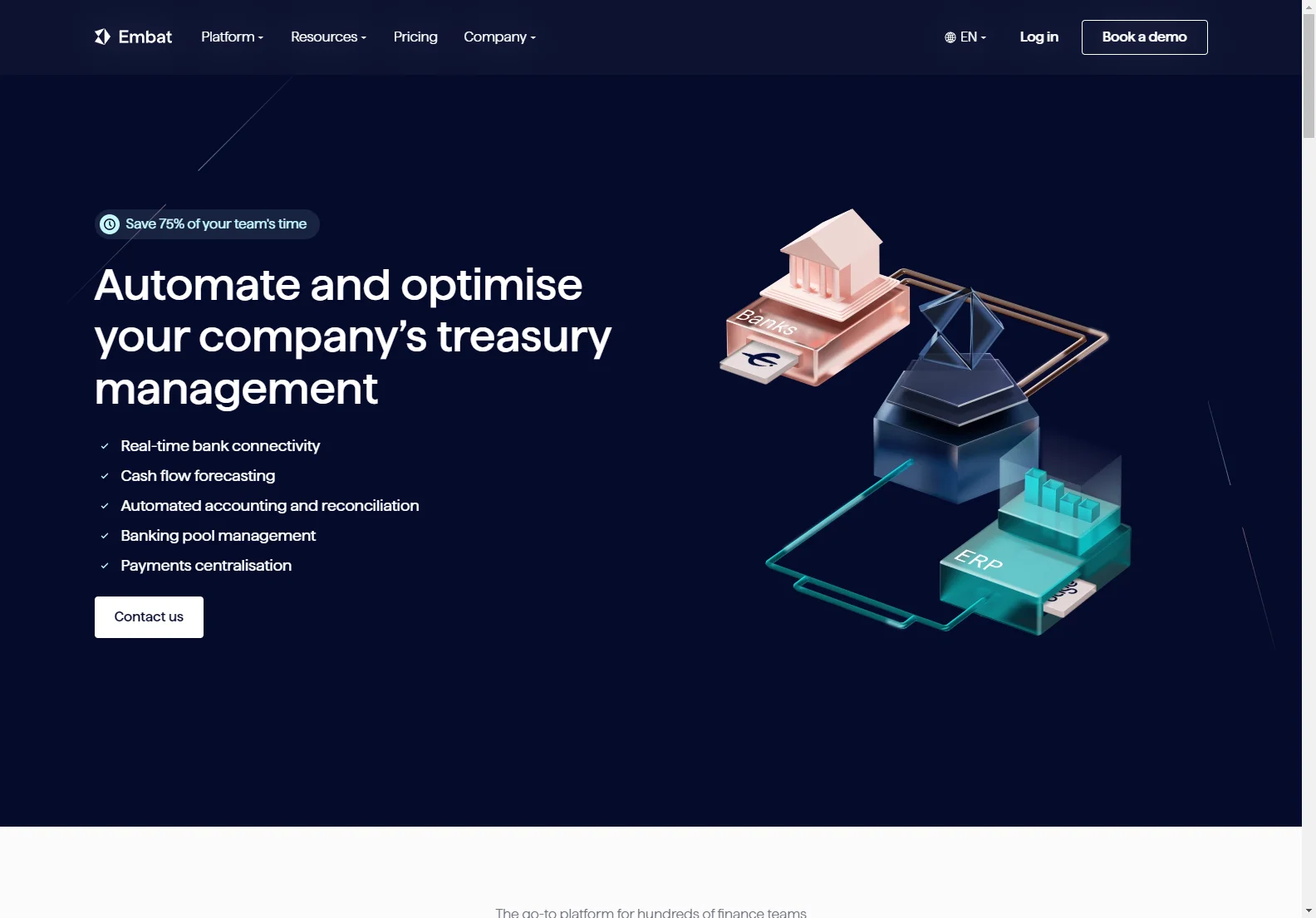 Embat: AI-Powered Treasury Management Platform for Enhanced Financial Control