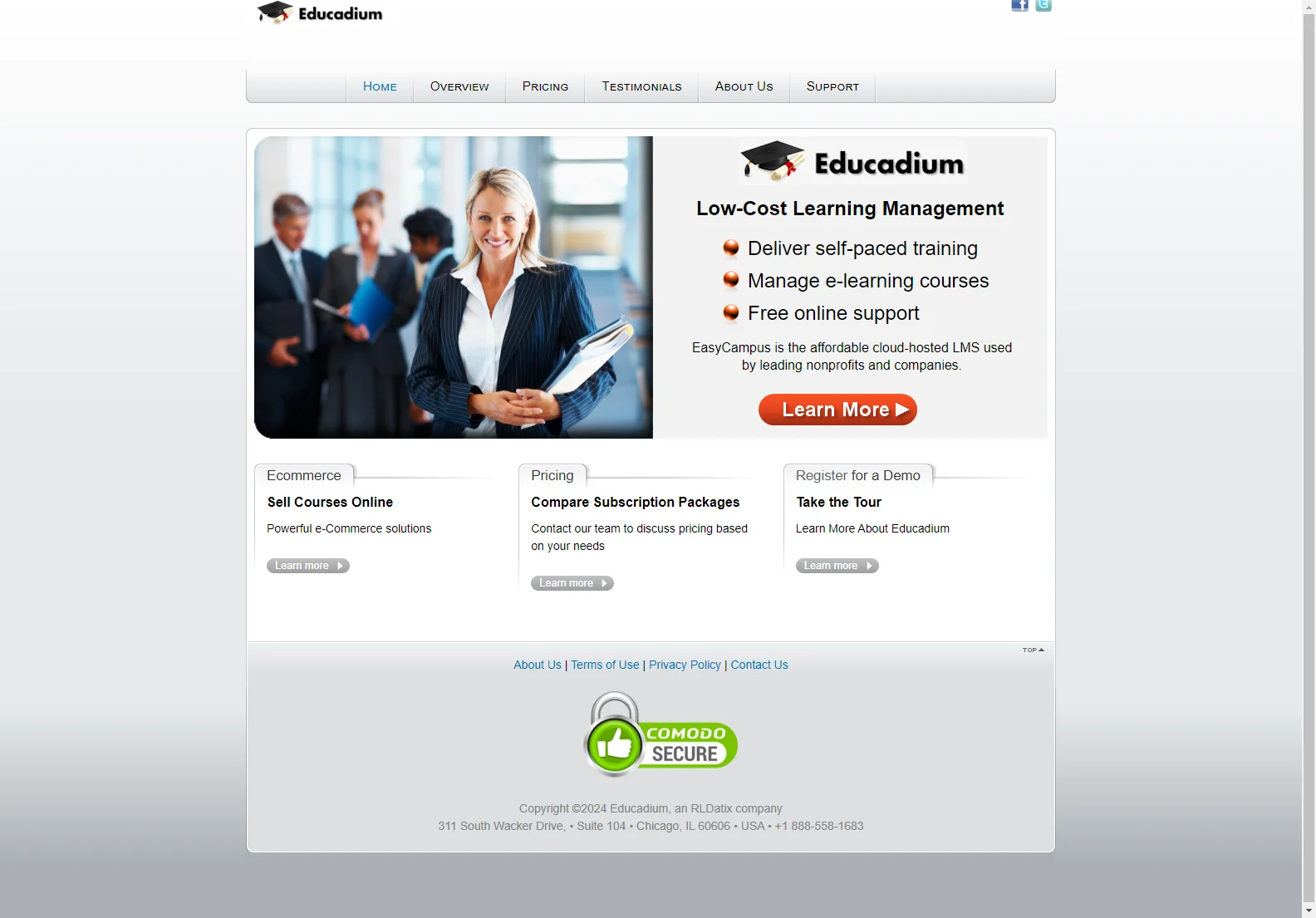 Educadium: Affordable Cloud-Hosted LMS for E-learning