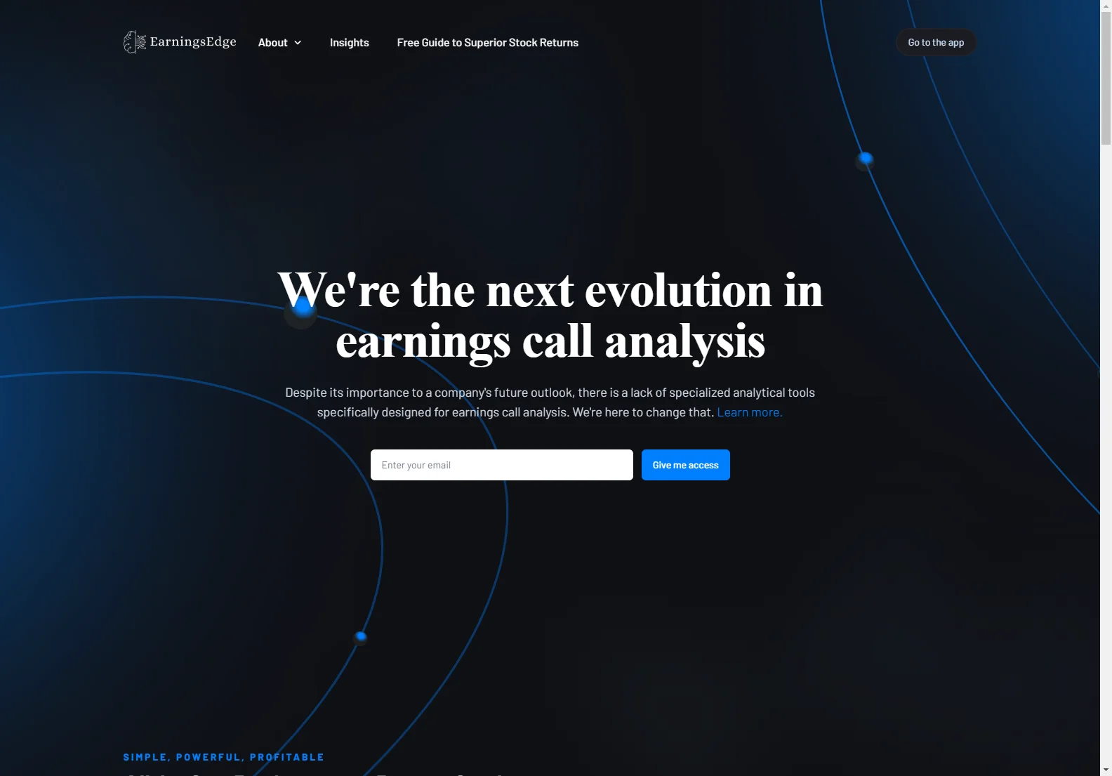 EarningsEdge.ai: Superior Earnings Call Analysis with AI