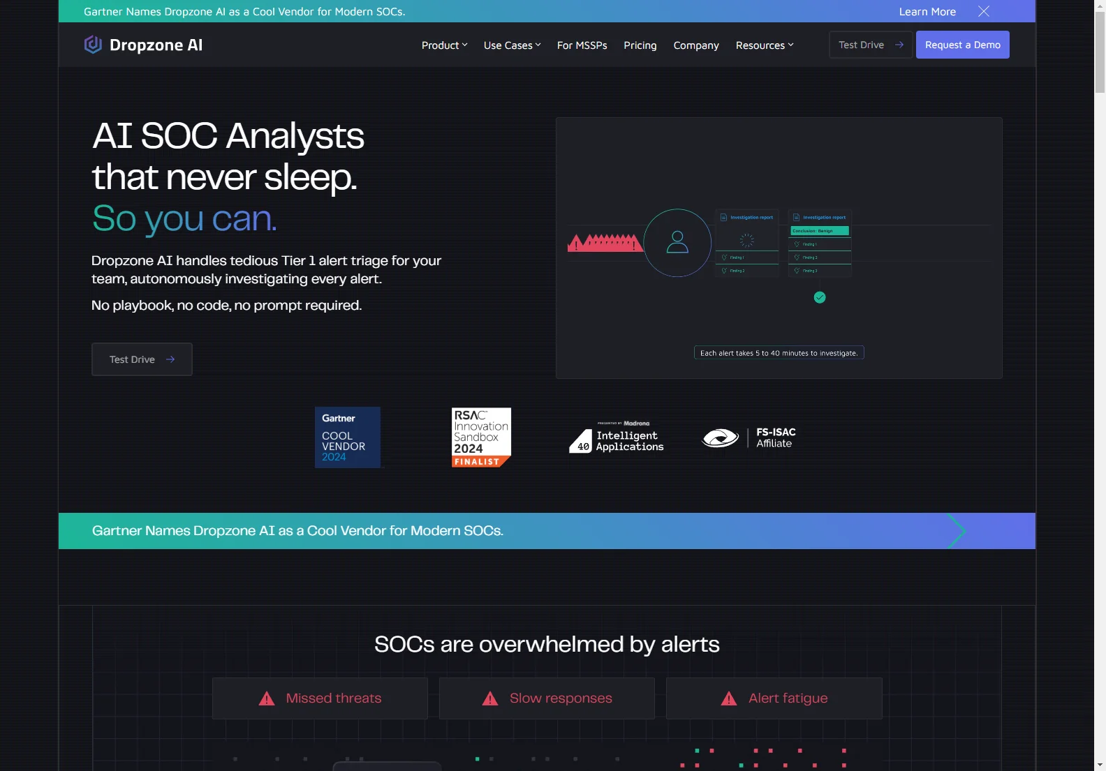 Dropzone AI: Autonomous SOC Analyst for Enhanced Security