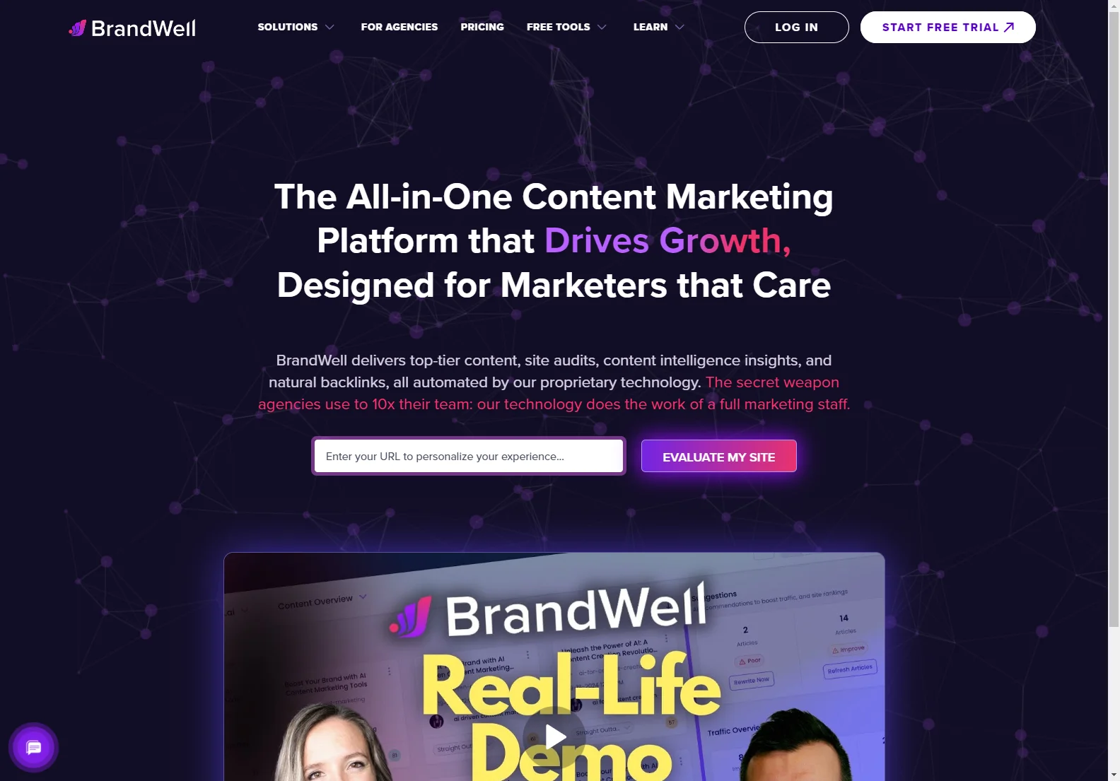 BrandWell: AI-Powered Content Marketing Platform for Agency Growth