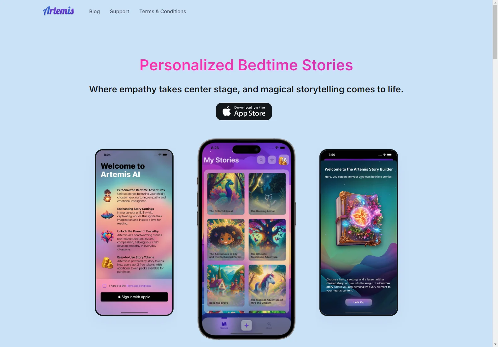 Artemis AI: Personalized Bedtime Stories for Enhanced Empathy