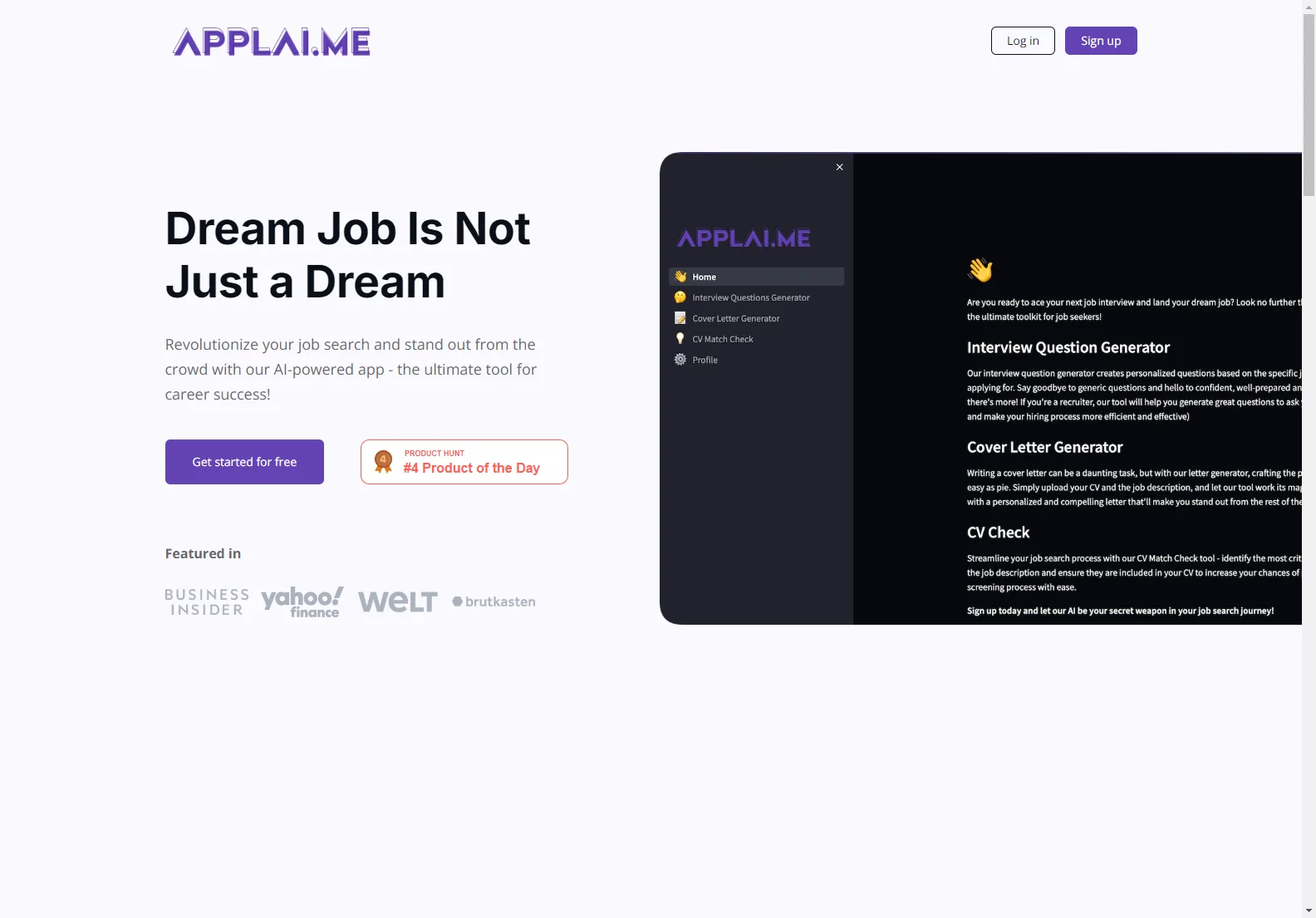 applai.me: AI-Powered Job Search Tool for Interview Success