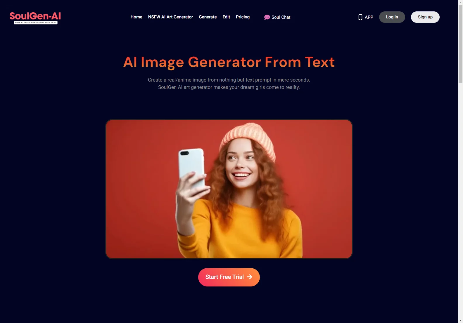 SoulGen AI: Free AI Image Generator for Stunning Anime & Photorealistic Art