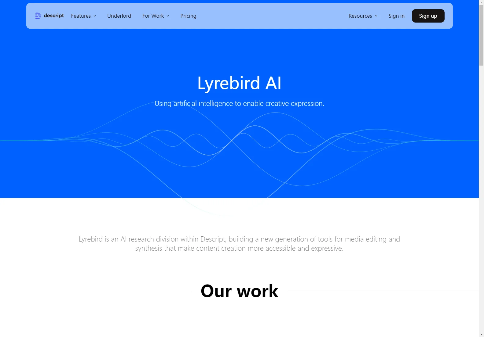 Lyrebird AI: Revolutionizing Media Editing and Synthesis with AI